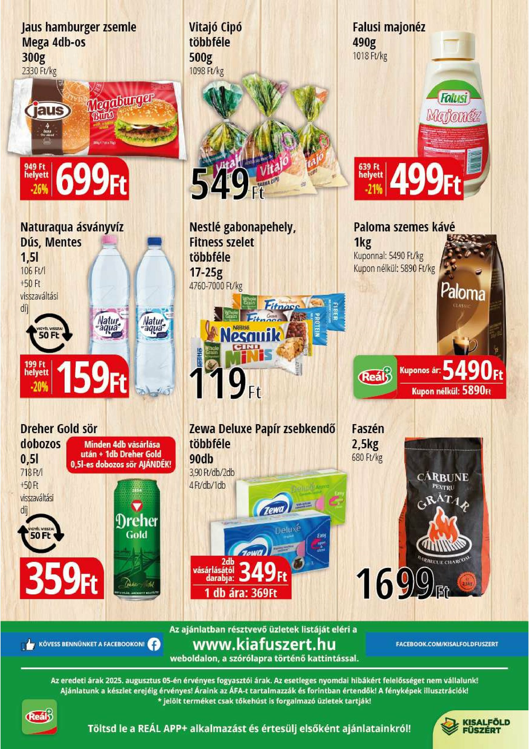 real - Reál - Kisalföld akciós újság, érvényes 08.14. - 08.19. - page: 2