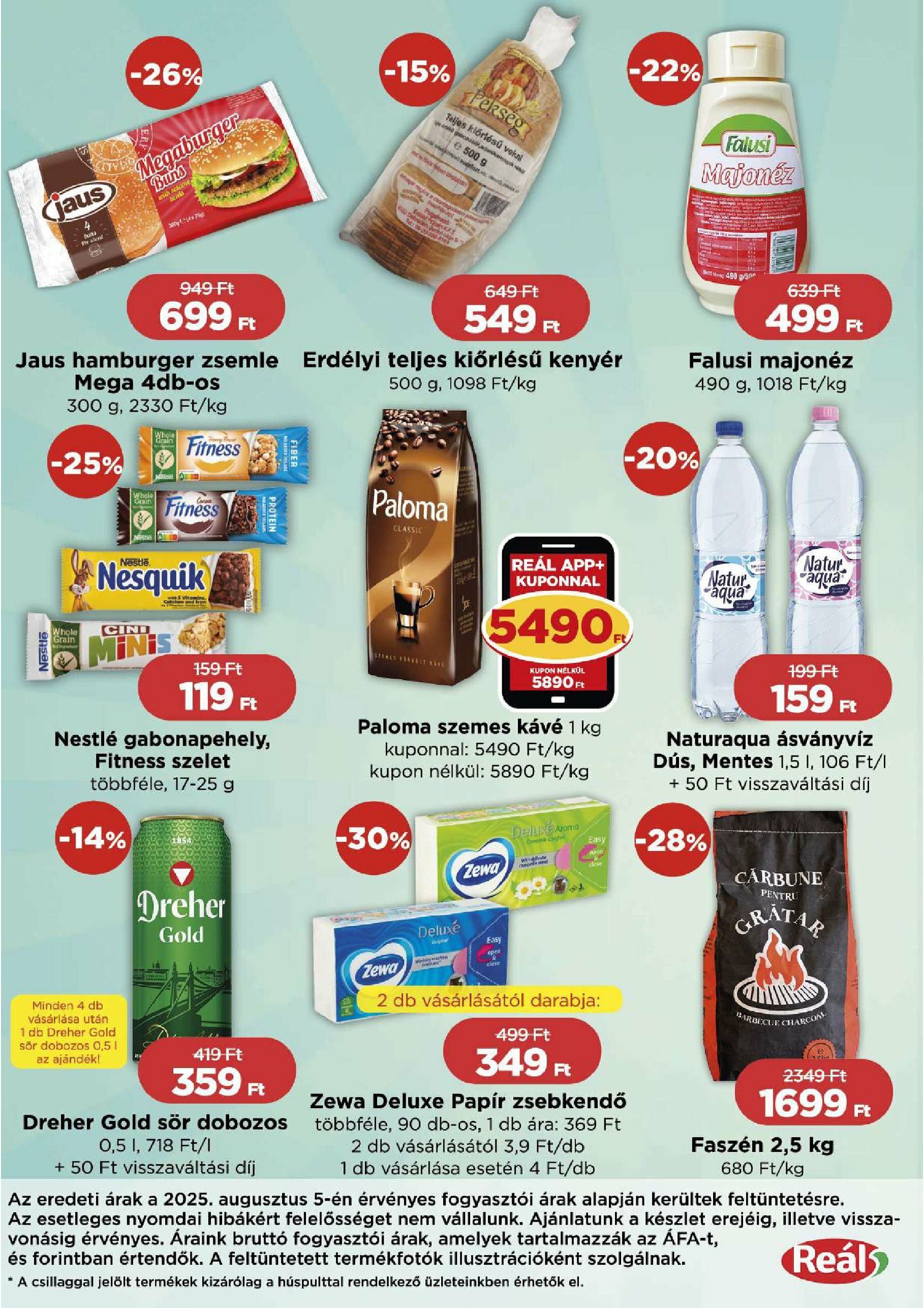 real - Reál - Pest akciós újság, érvényes 08.14. - 08.19. - page: 2