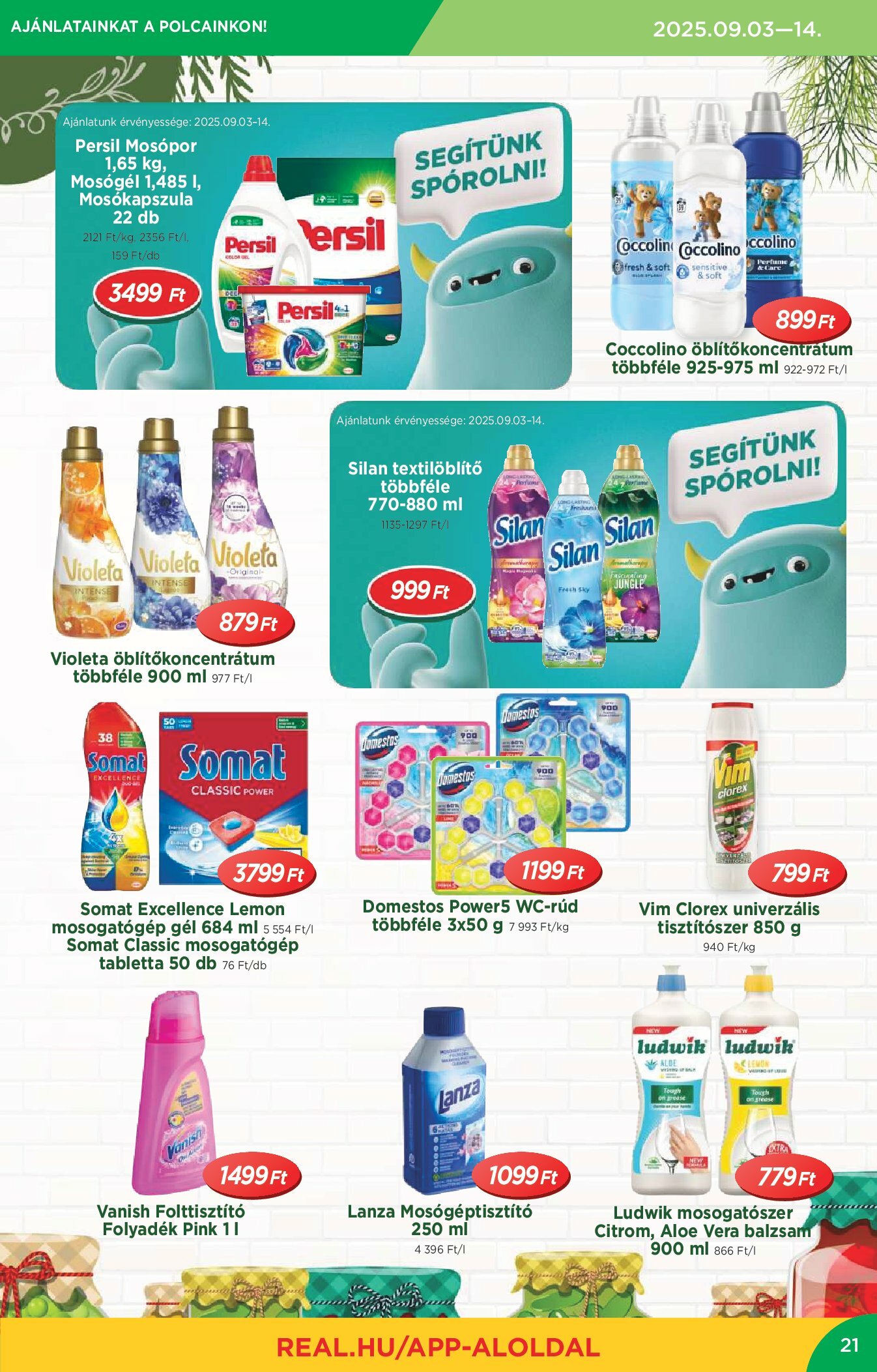 real - Reál - Országos Ajánlatok akciós újság, érvényes 09.03. - 09.14. - page: 21
