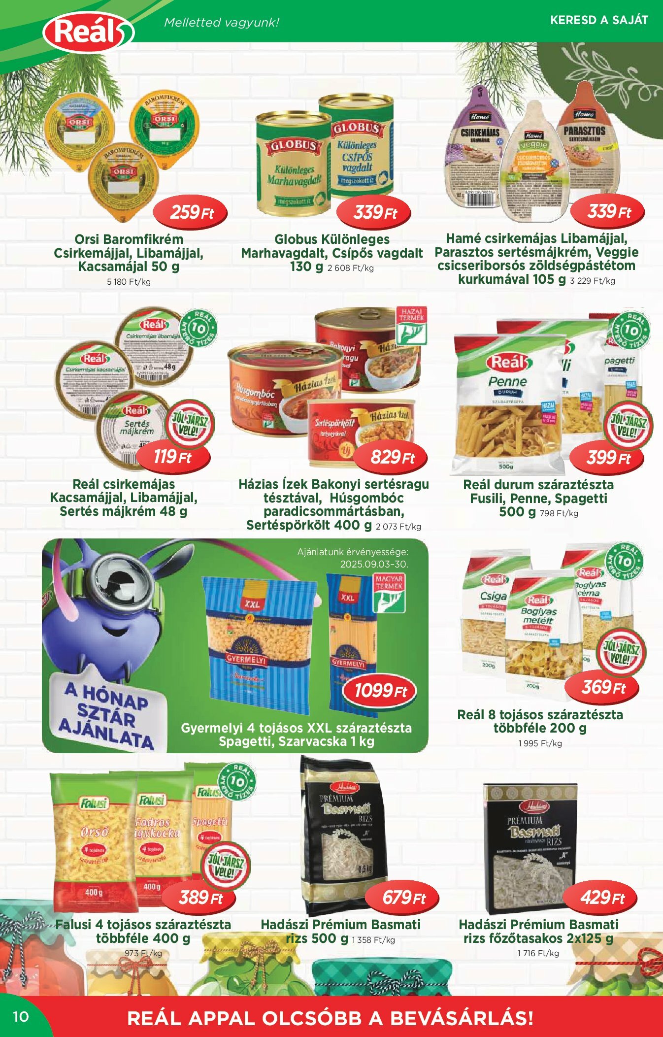 real - Reál - Országos Ajánlatok akciós újság, érvényes 09.03. - 09.14. - page: 10