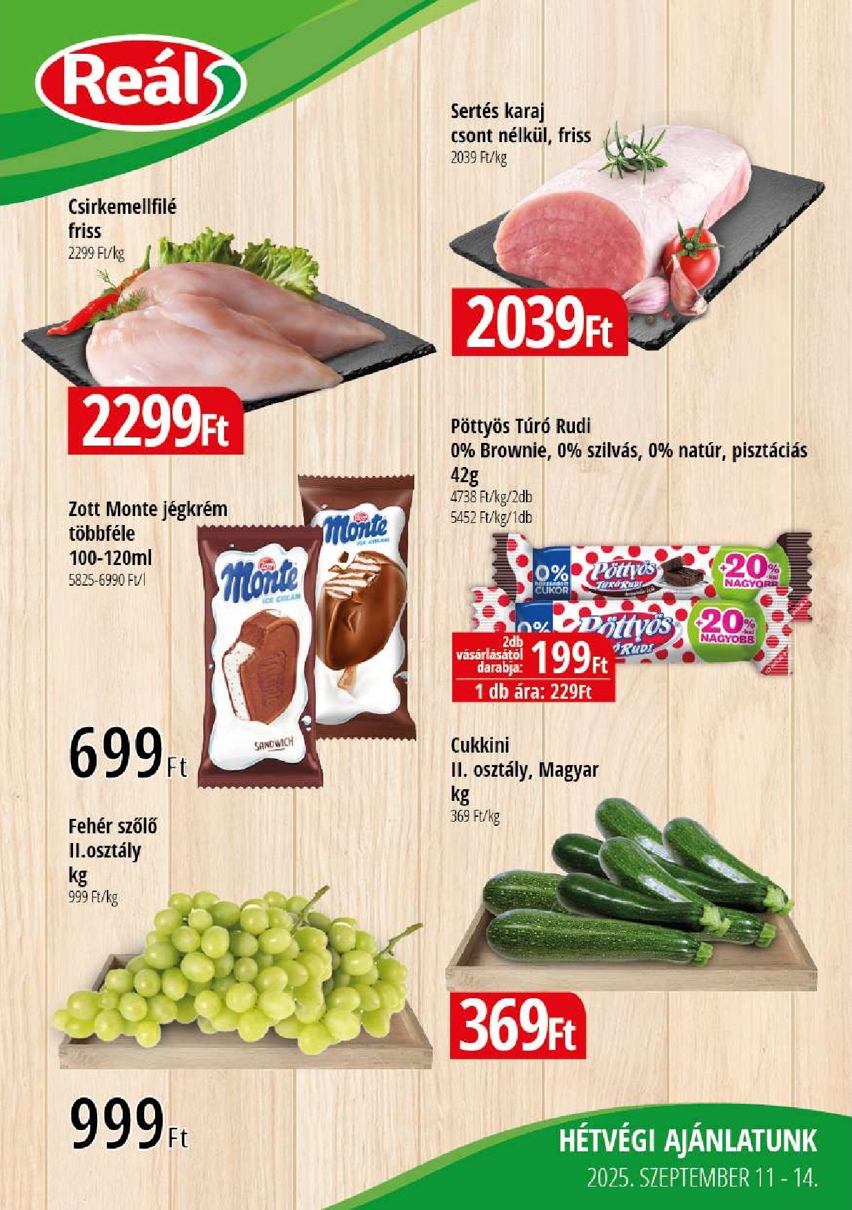 real - Reál - Kelet-Alfi-Ker akciós újság, érvényes 09.11. - 09.14.