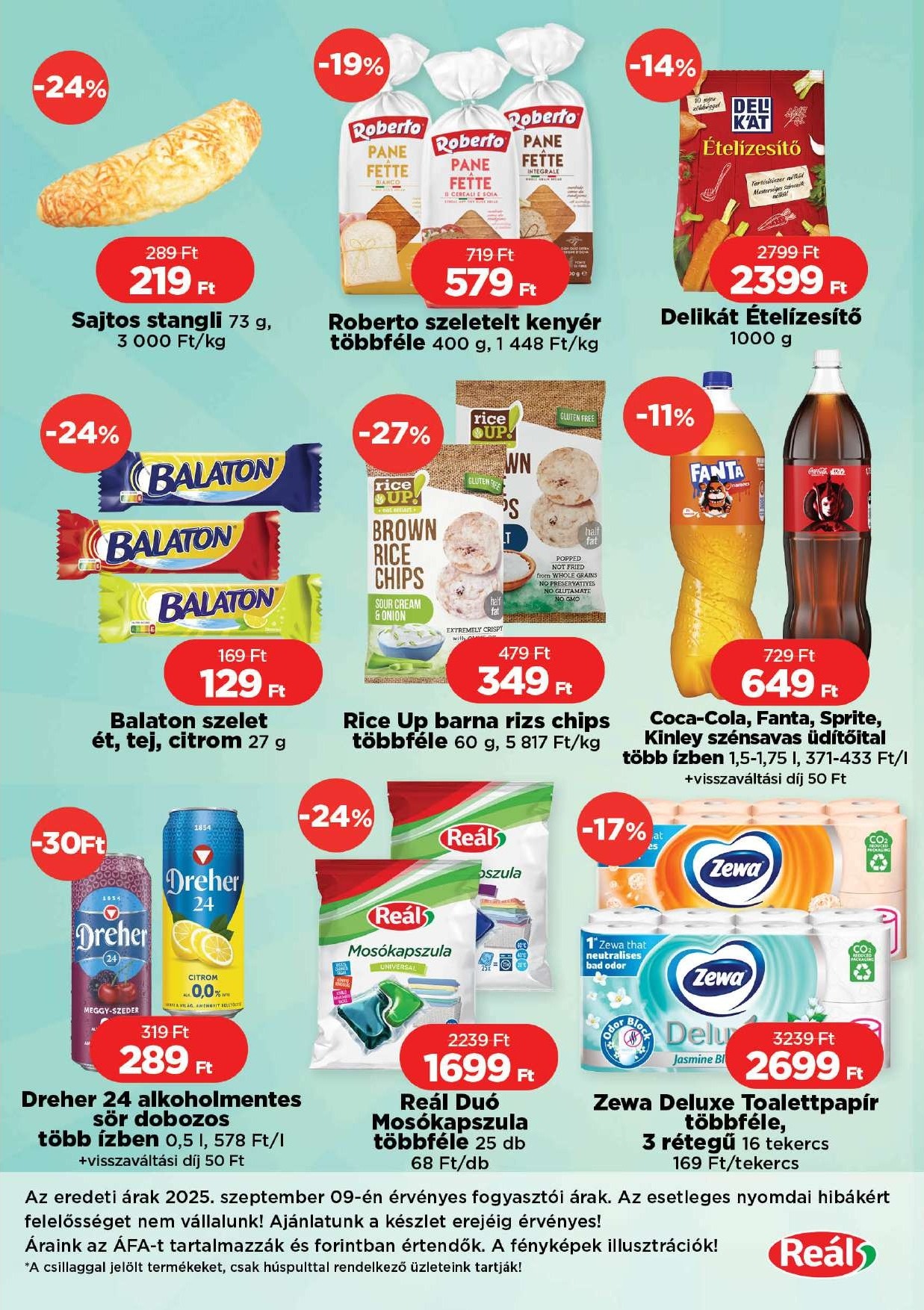 real - Reál - Bevásárló hétvége Pest akciós újság, érvényes 09.18. - 09.21. - page: 2