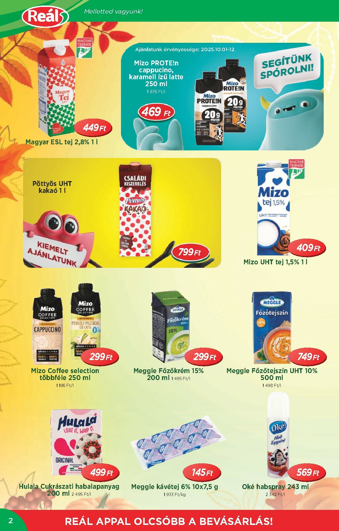 real - Reál - Országos Ajánlatok akciós újság, érvényes 10.01. - 10.12. - page: 2