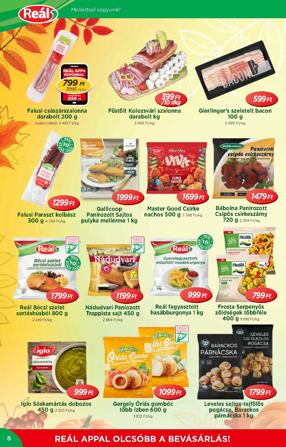 real - Reál - Országos Ajánlatok akciós újság, érvényes 10.01. - 10.12. - page: 8
