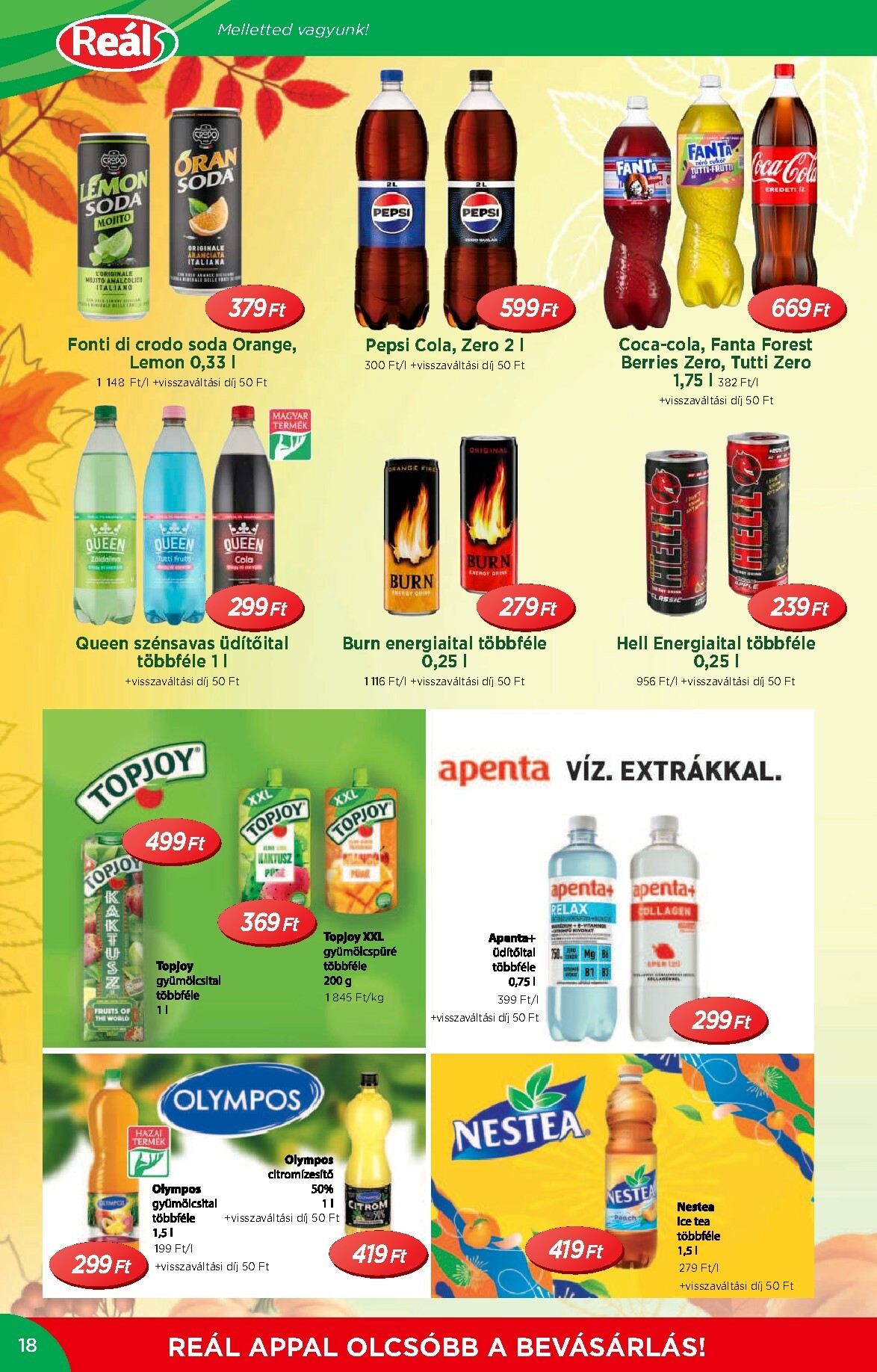 real - Reál - Országos Ajánlatok akciós újság, érvényes 10.01. - 10.12. - page: 18