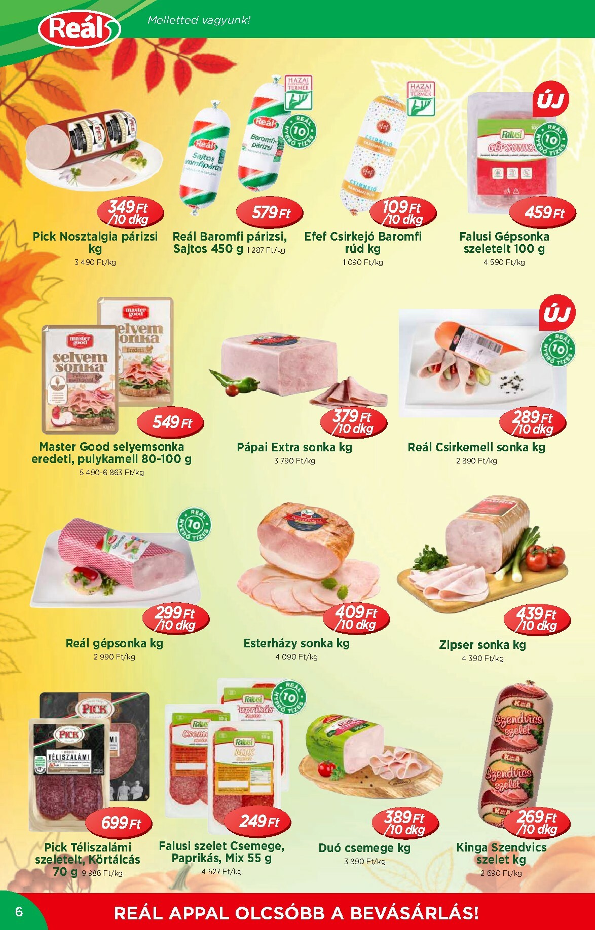 real - Reál - Országos Ajánlatok akciós újság, érvényes 10.01. - 10.12. - page: 6