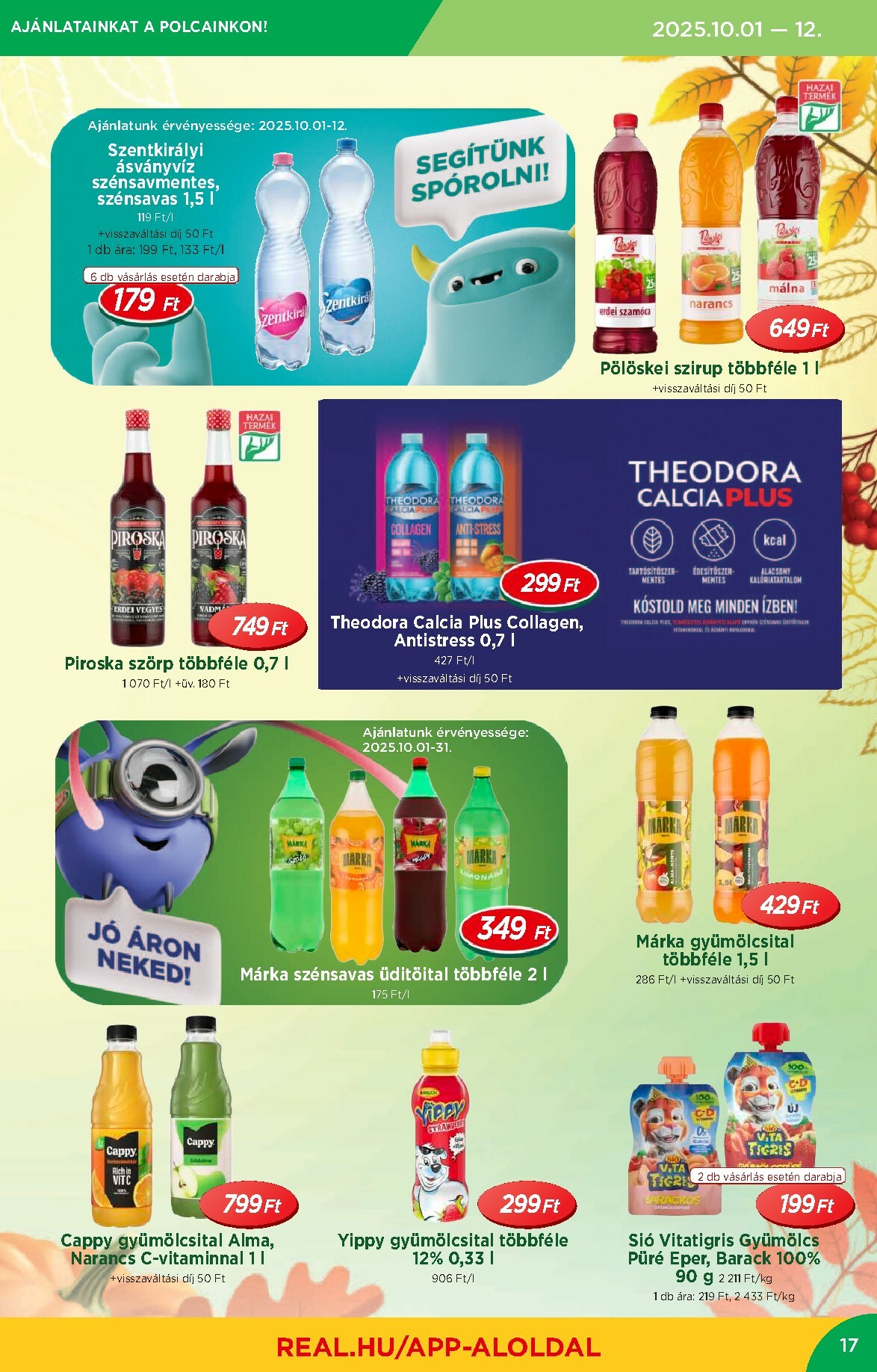 real - Reál - Országos Ajánlatok akciós újság, érvényes 10.01. - 10.12. - page: 17