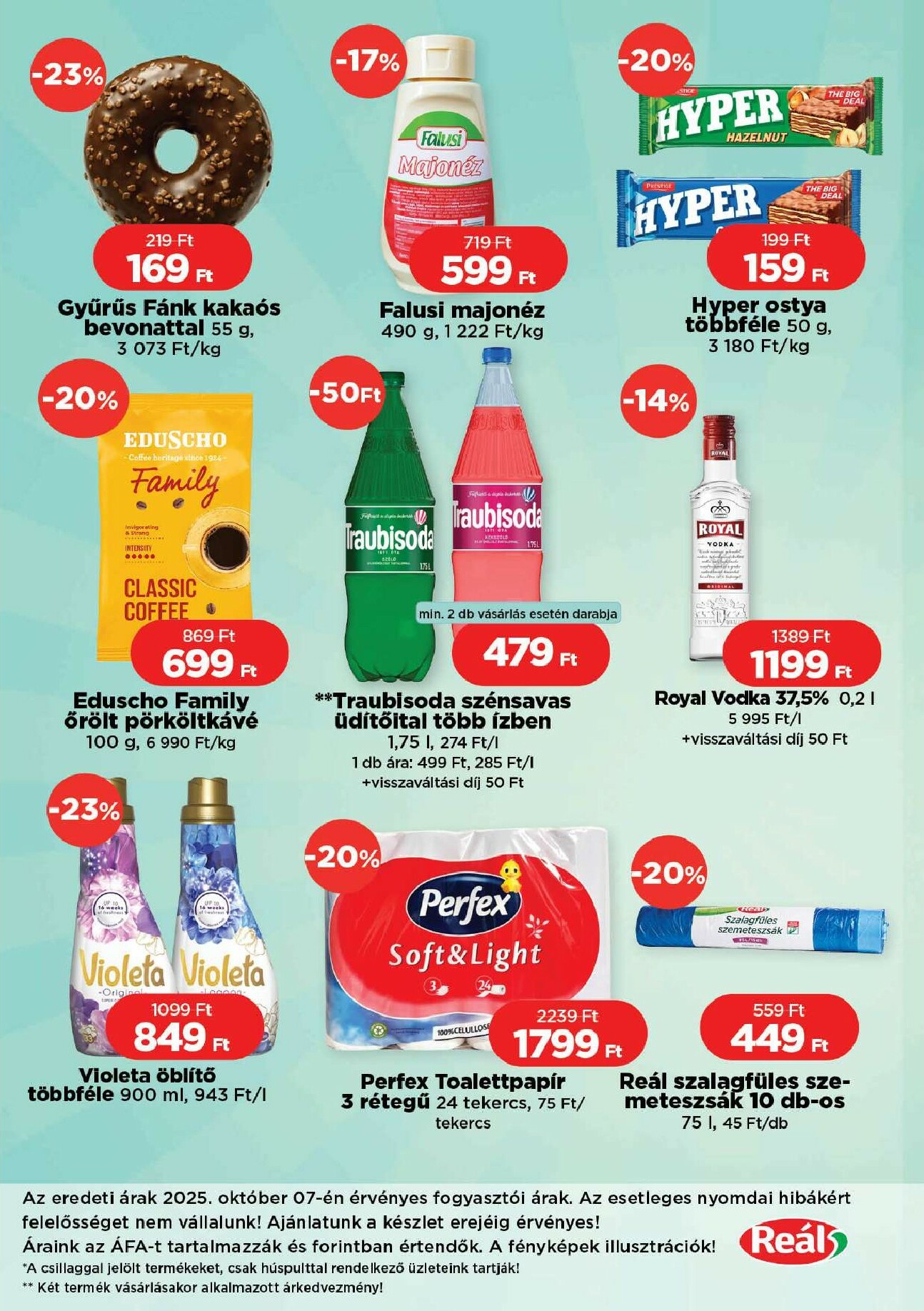 real - Reál - Bevásárló hétvége Pest akciós újság, érvényes 10.16. - 10.19. - page: 2