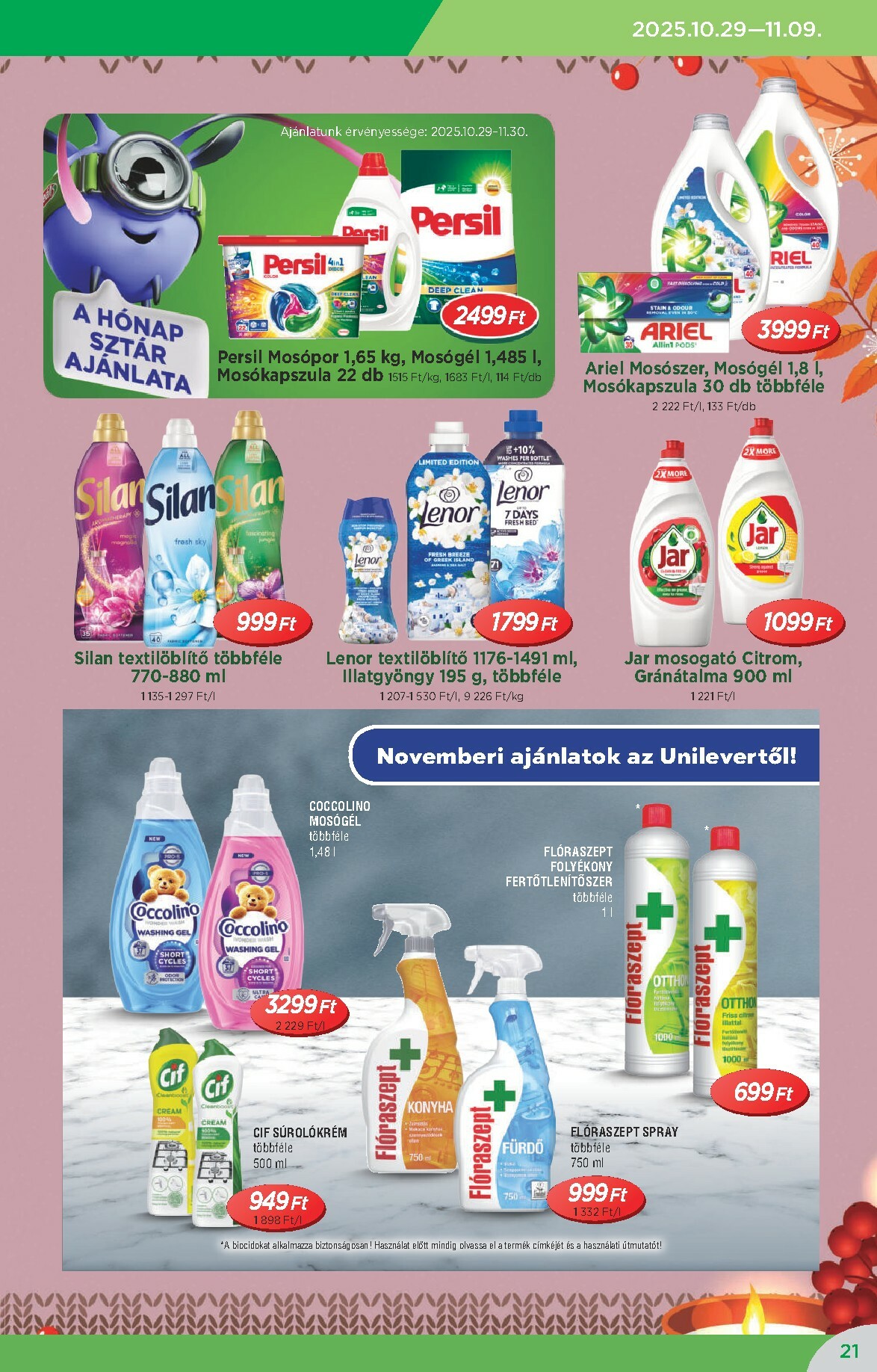 real - Reál - Országos Ajánlatok akciós újság, érvényes 10.29. - 11.09. - page: 21