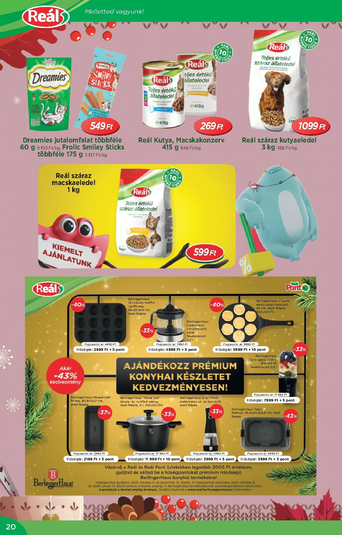 real - Reál - Országos Ajánlatok akciós újság, érvényes 10.29. - 11.09. - page: 20