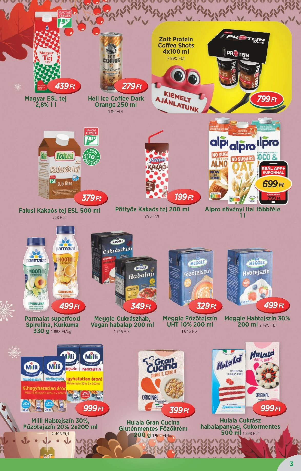 real - Reál - Országos Ajánlatok akciós újság, érvényes 10.29. - 11.09. - page: 3