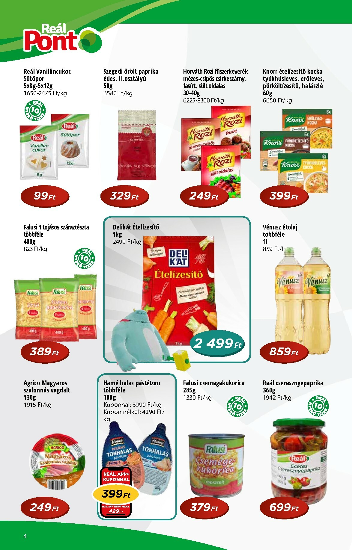 real - Reál - Pont akciós újság, érvényes 10.29. - 11.09. - page: 4