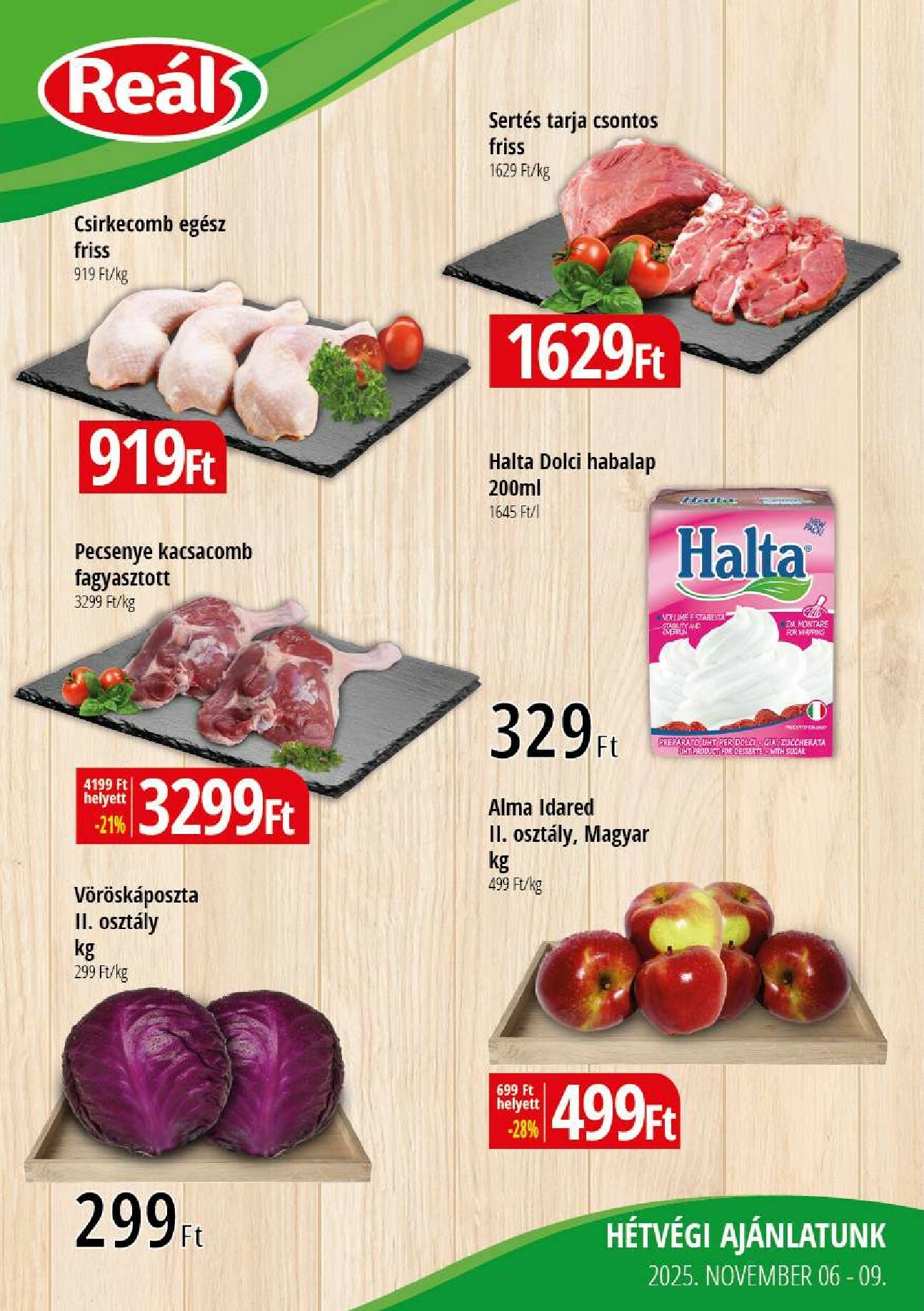 real - Reál - Kelet-Alfi-Ker akciós újság, érvényes 11.06. - 11.09.