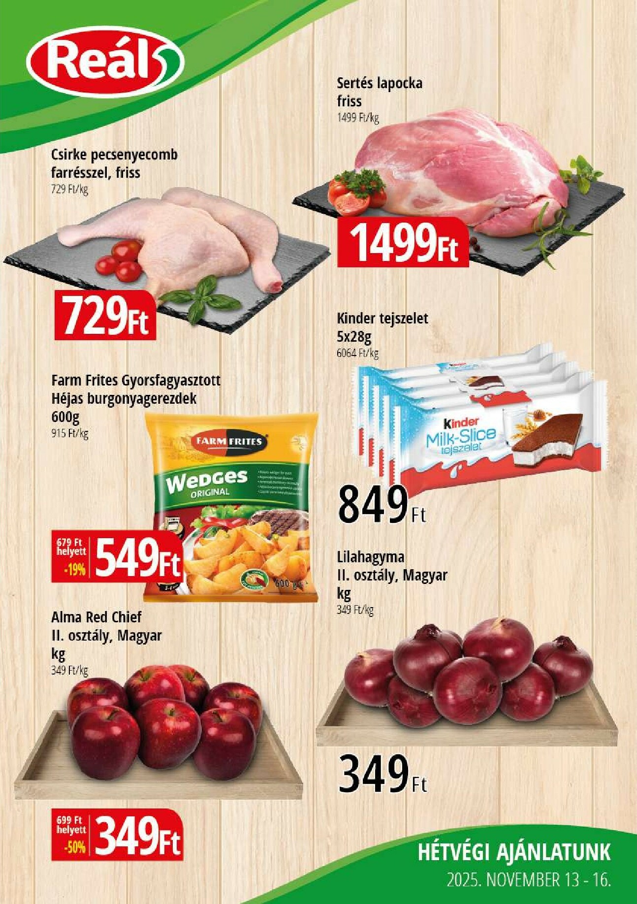 real - Reál - Kelet-Alfi-Ker akciós újság, érvényes 11.13. - 11.16.