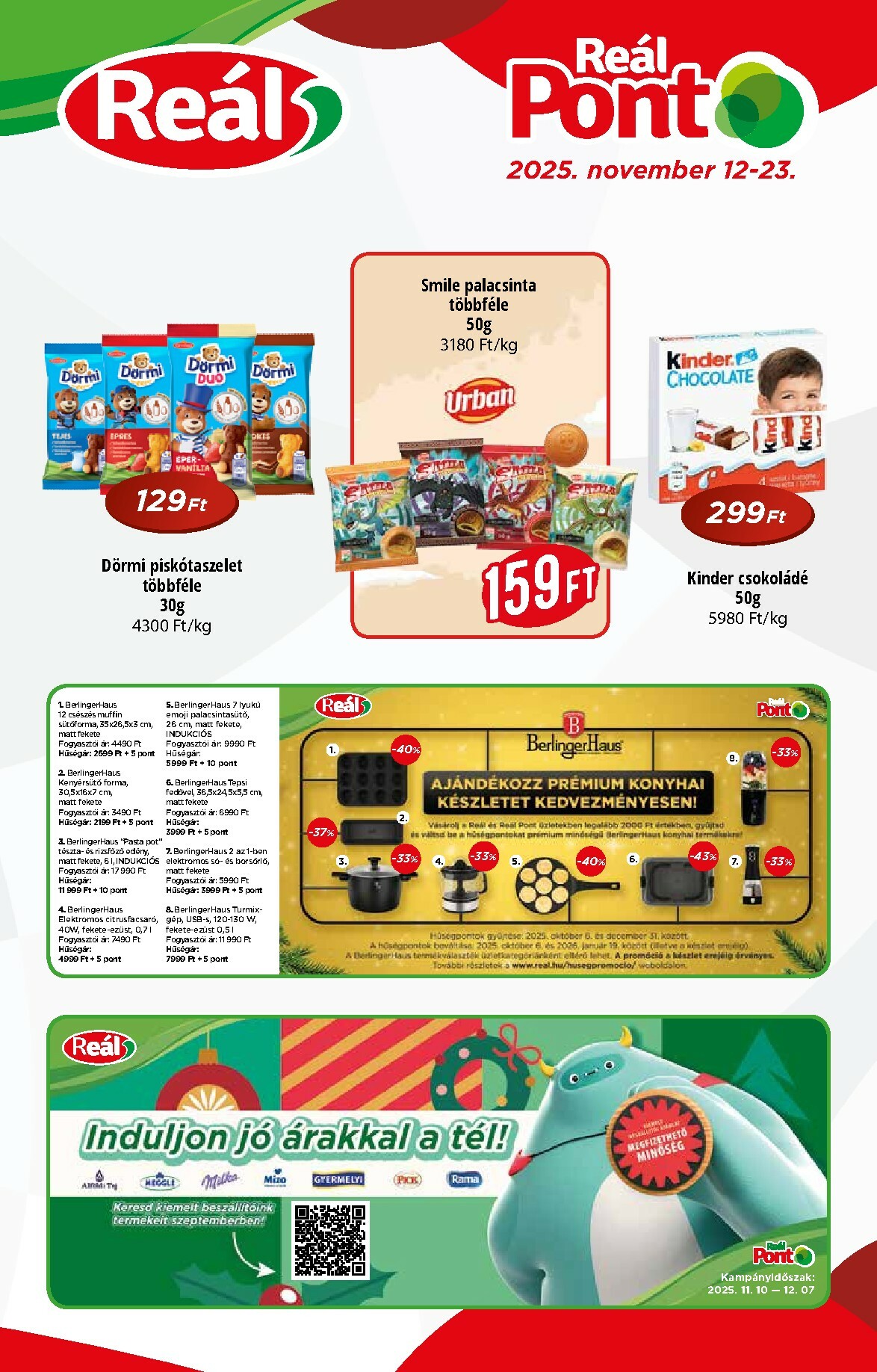 real - Reál Pont akciós újság, érvényes 11.12. - 11.23. - page: 1