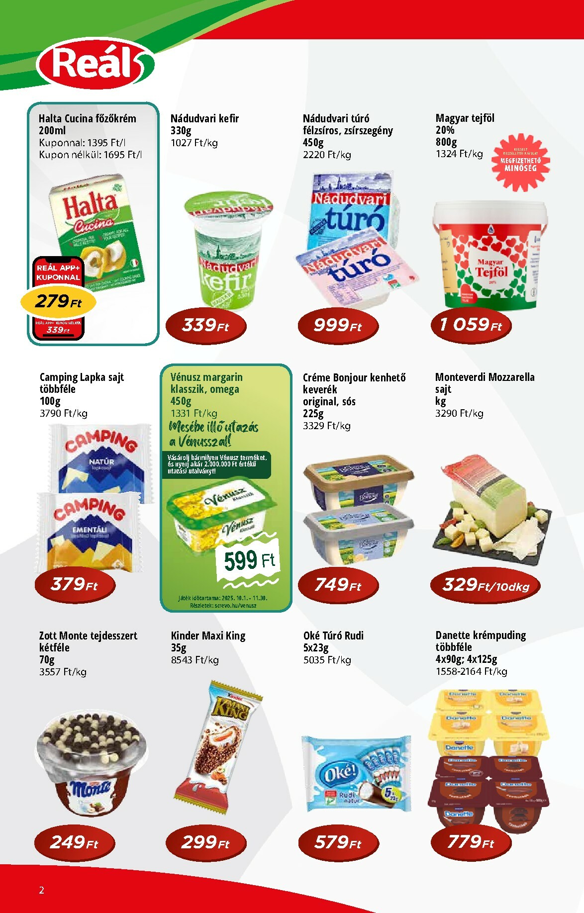 real - Reál Pont akciós újság, érvényes 11.12. - 11.23. - page: 2