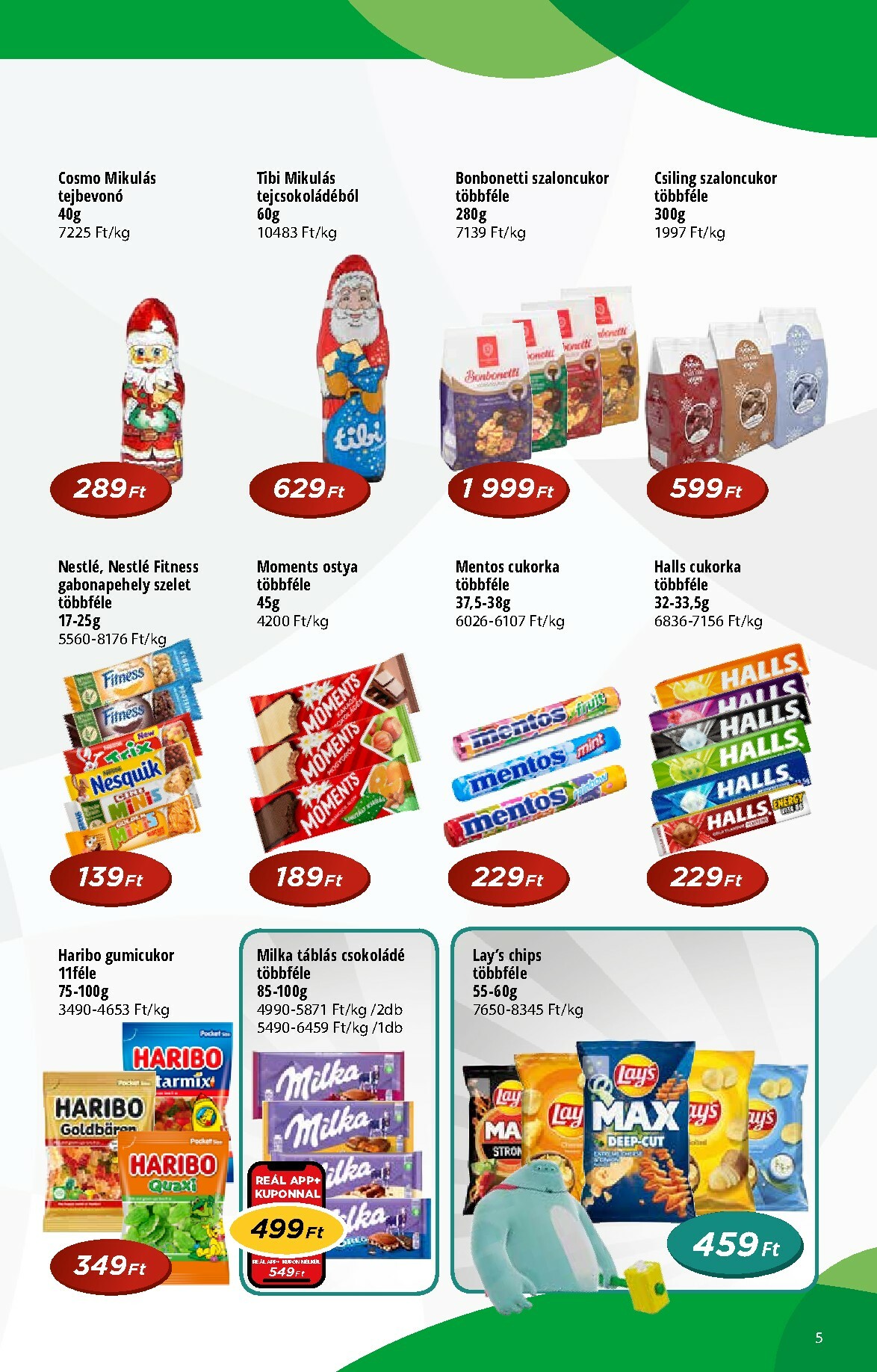 real - Reál - Pont Újság akciós újság, érvényes 11.26. - 12.07. - page: 5