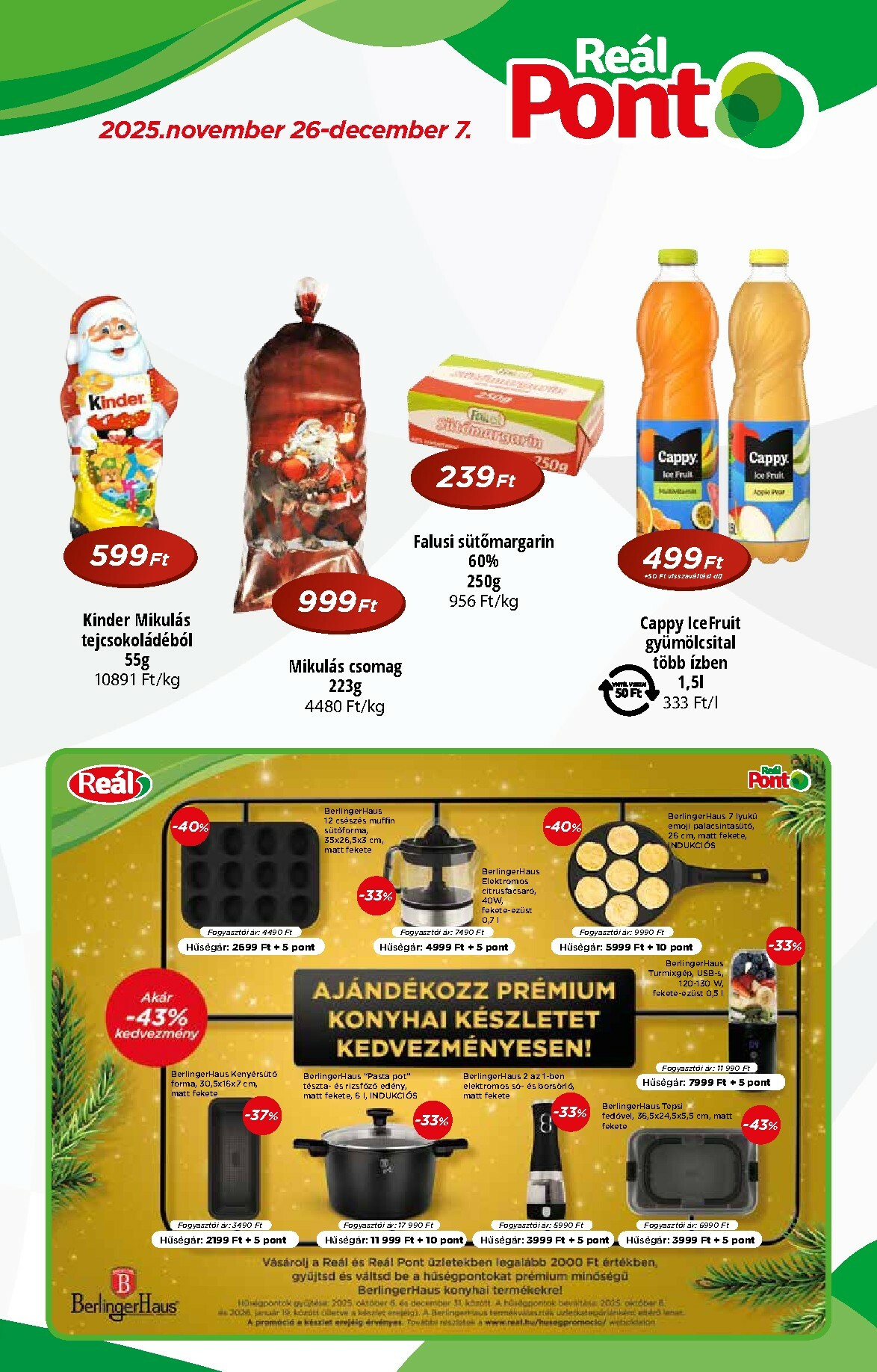 real - Reál - Pont Újság akciós újság, érvényes 11.26. - 12.07.