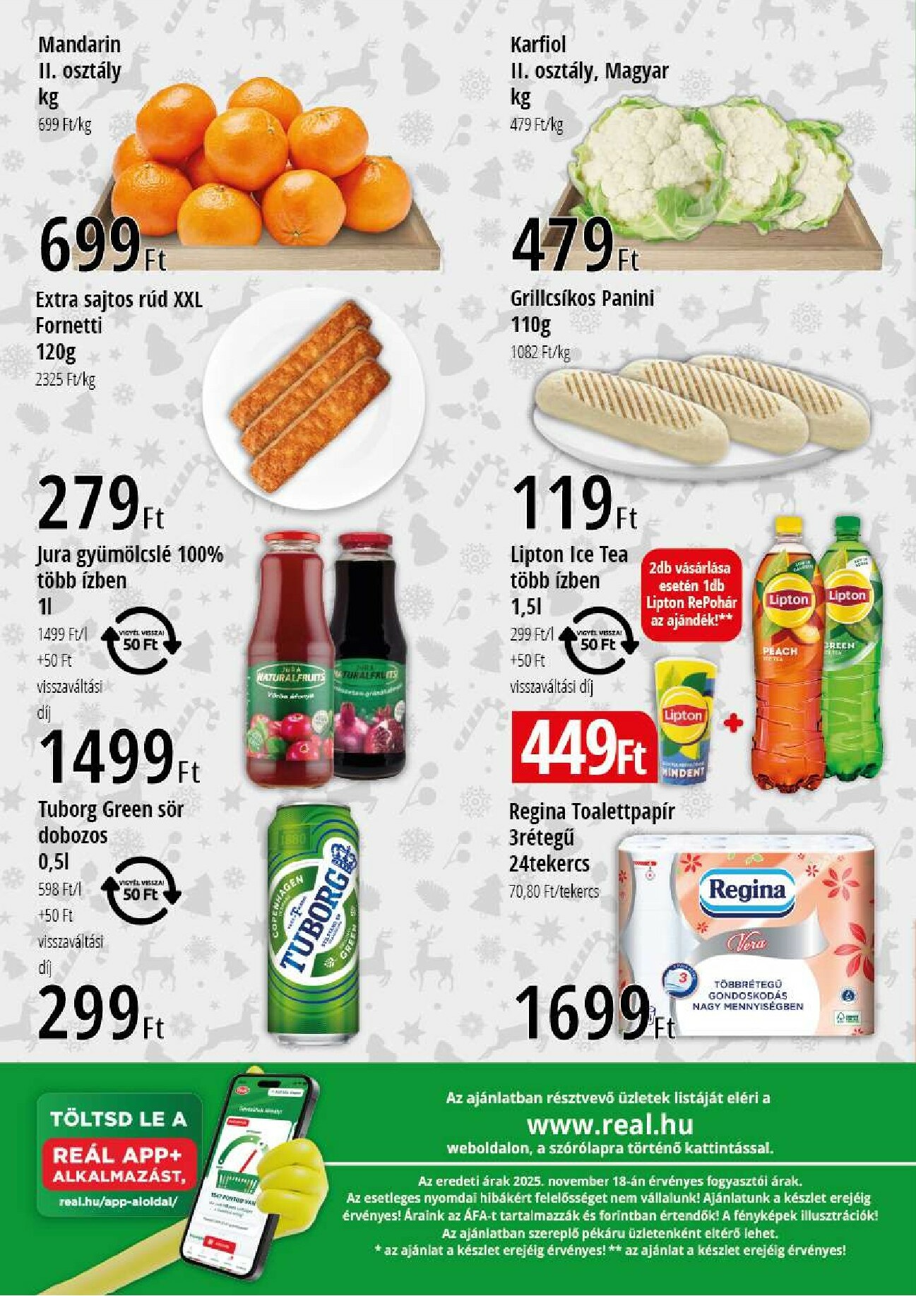 real - Reál - Kelet, Alfi, Ker akciós újság, érvényes 11.27. - 11.30. - page: 4