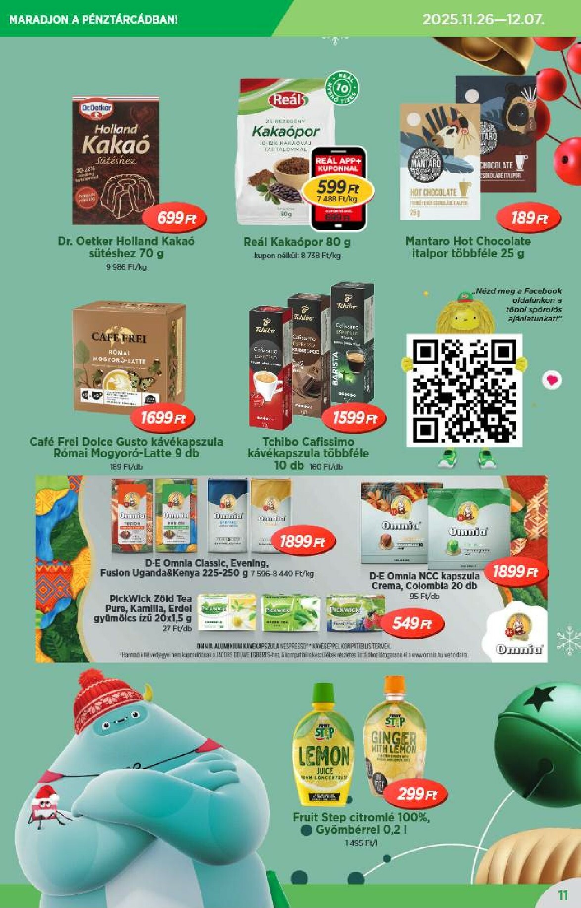 real - Reál - Országos Ajánlatok akciós újság, érvényes 11.26. - 12.07. - page: 11