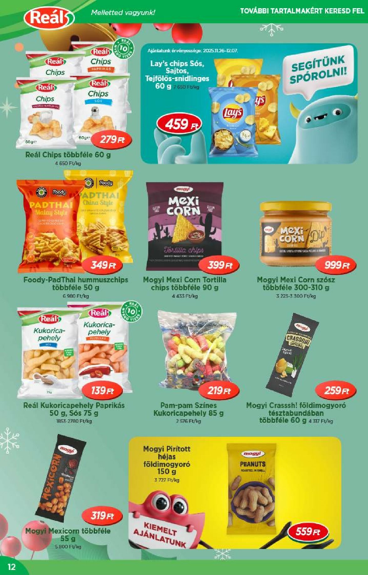 real - Reál - Országos Ajánlatok akciós újság, érvényes 11.26. - 12.07. - page: 12