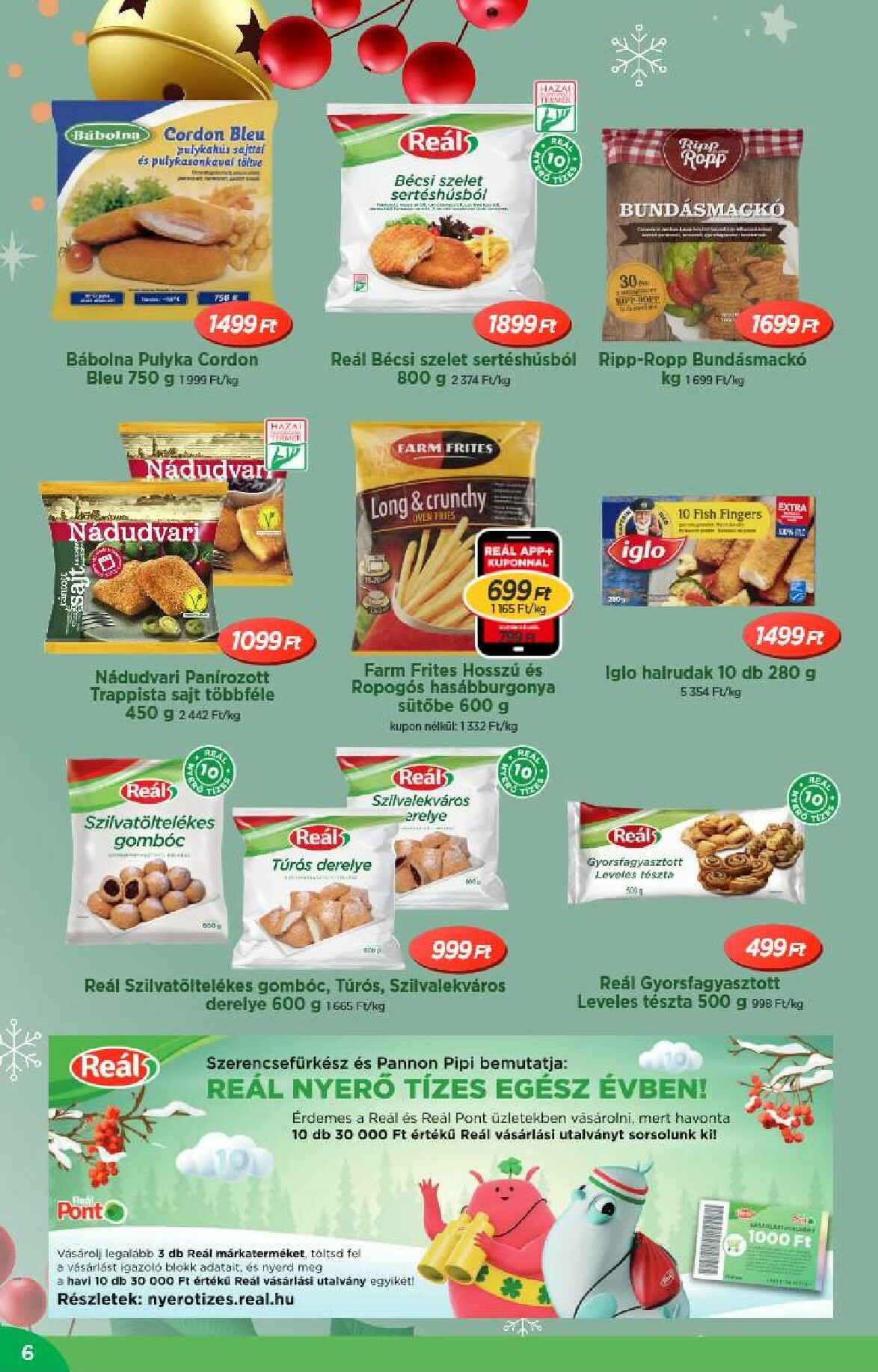 real - Reál - Országos Ajánlatok akciós újság, érvényes 11.26. - 12.07. - page: 6