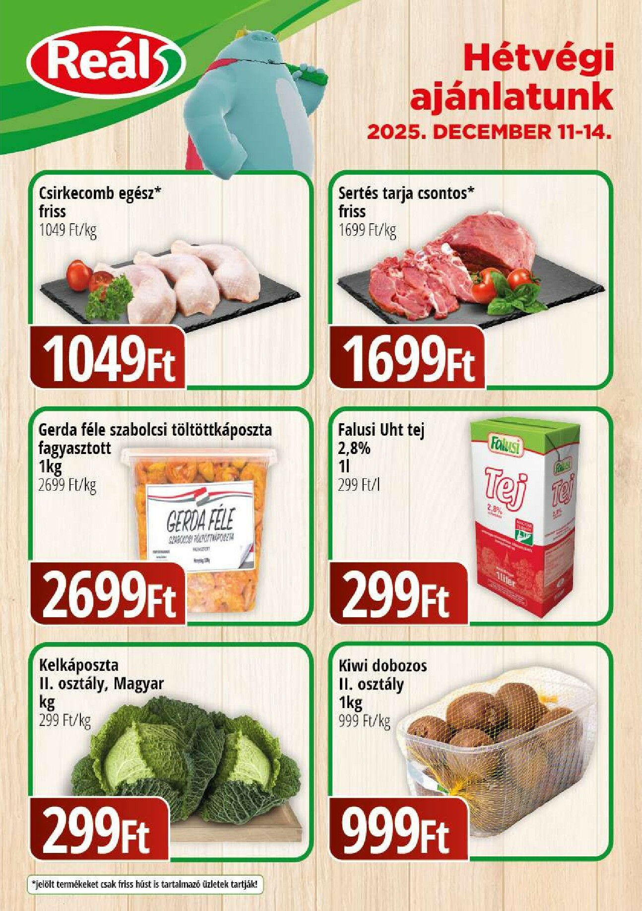 real - Reál - Kisalföld akciós újság, érvényes 12.11. - 12.14.