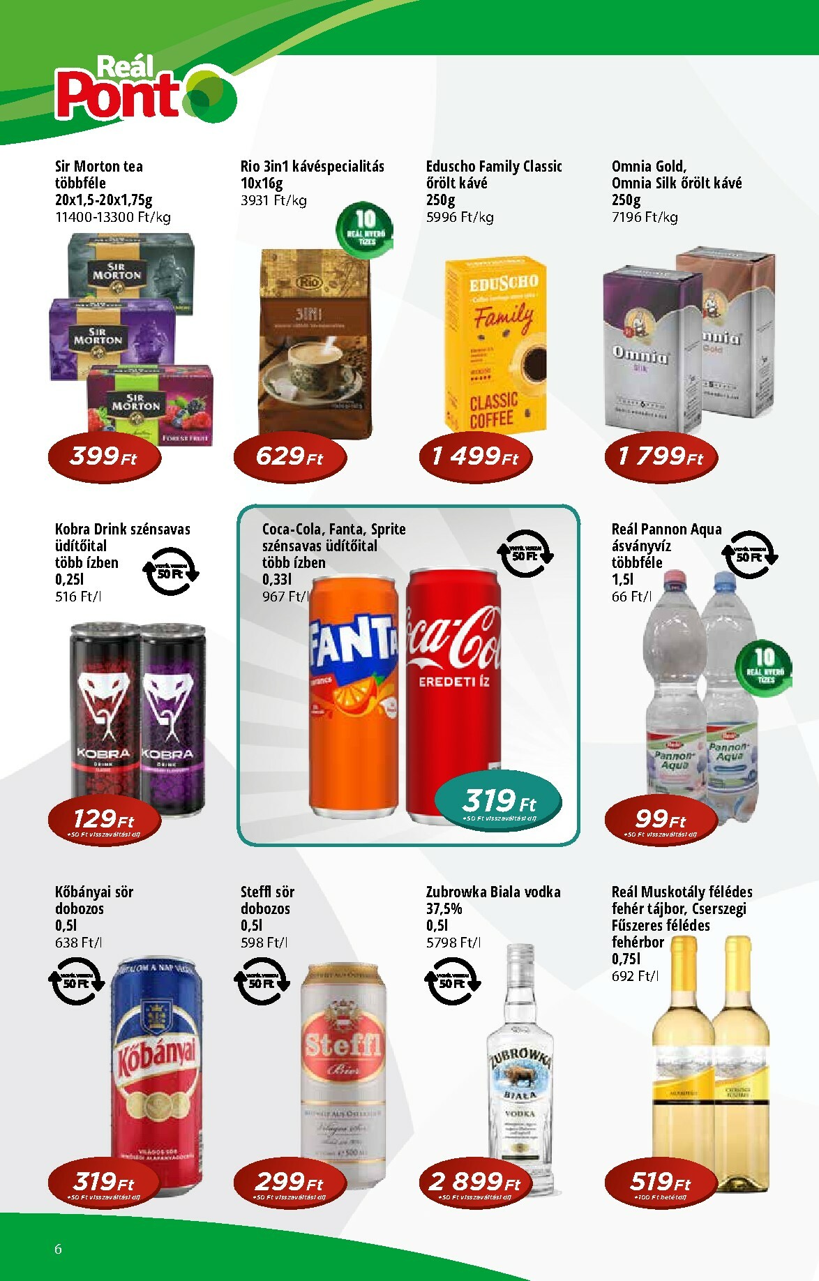 real - Reál - Pont akciós újság, érvényes 01.14. - 01.25. - page: 6