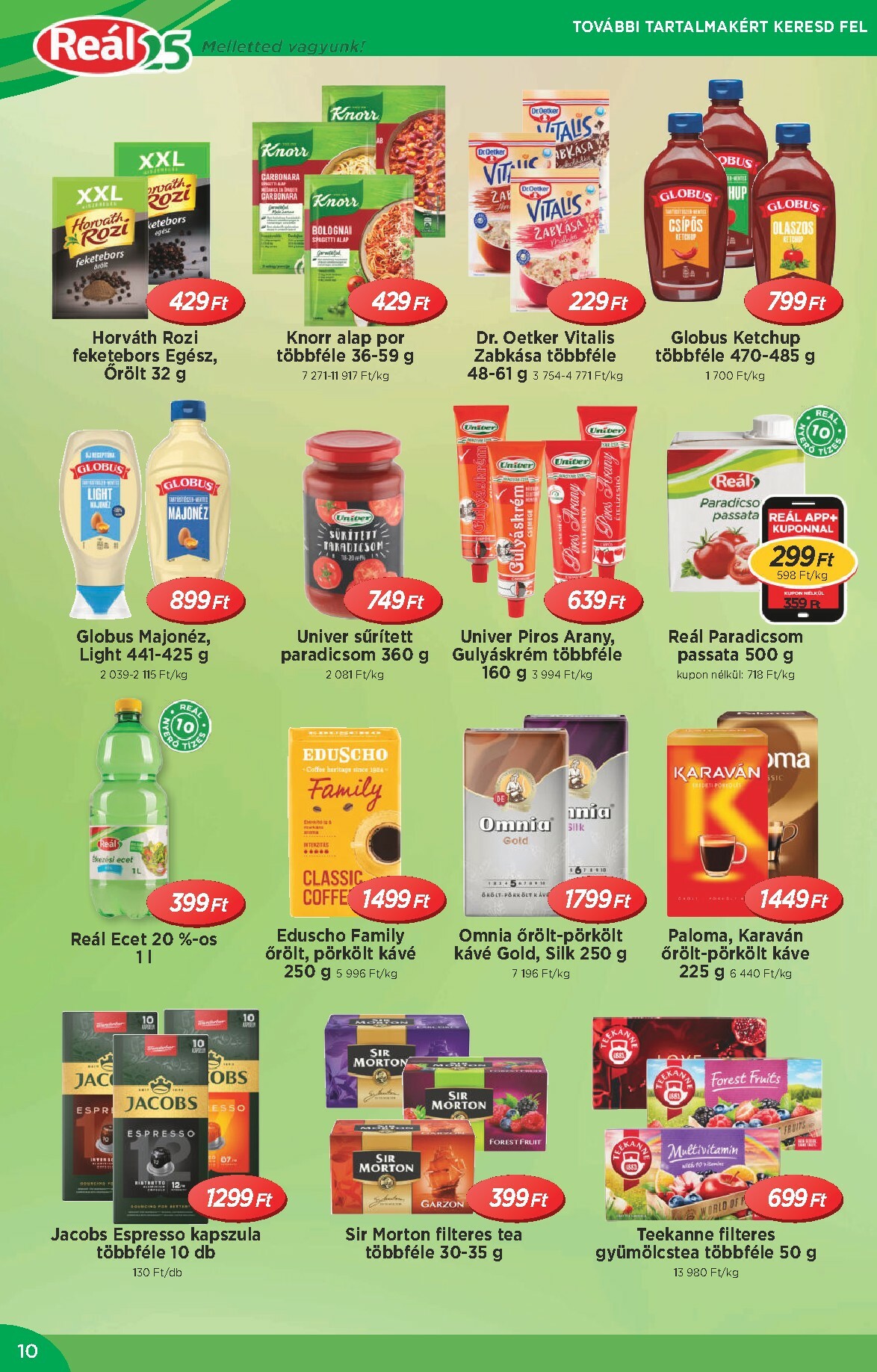 real - Reál - Országos Ajánlatok akciós újság, érvényes 01.14. - 01.25. - page: 10