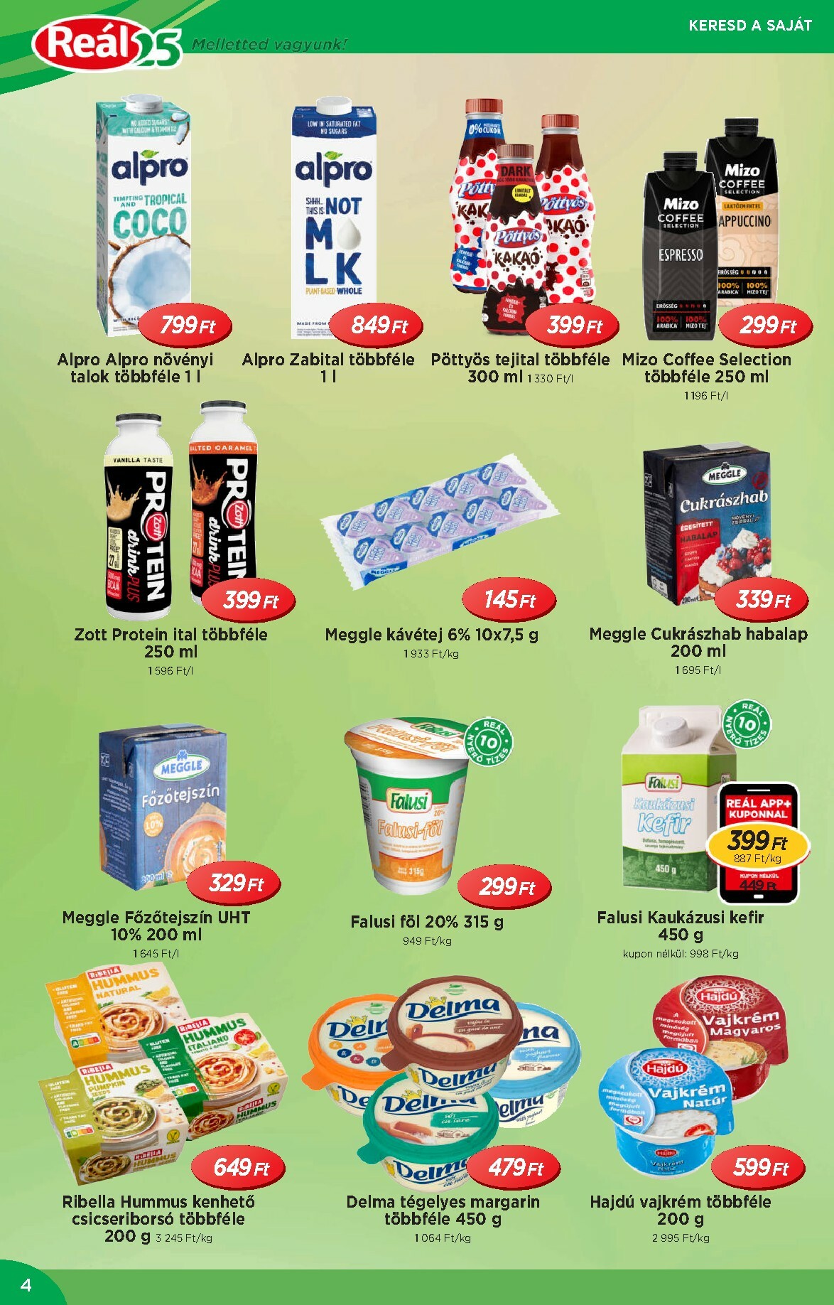 real - Reál - Országos Ajánlatok akciós újság, érvényes 01.14. - 01.25. - page: 4