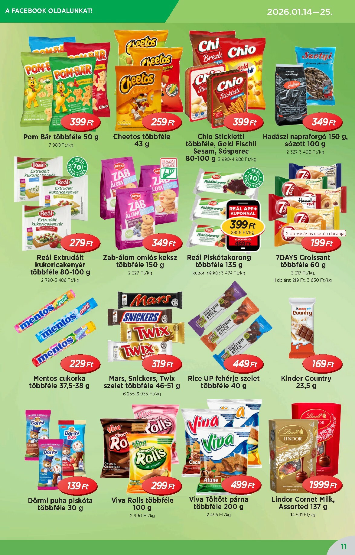 real - Reál - Országos Ajánlatok akciós újság, érvényes 01.14. - 01.25. - page: 11