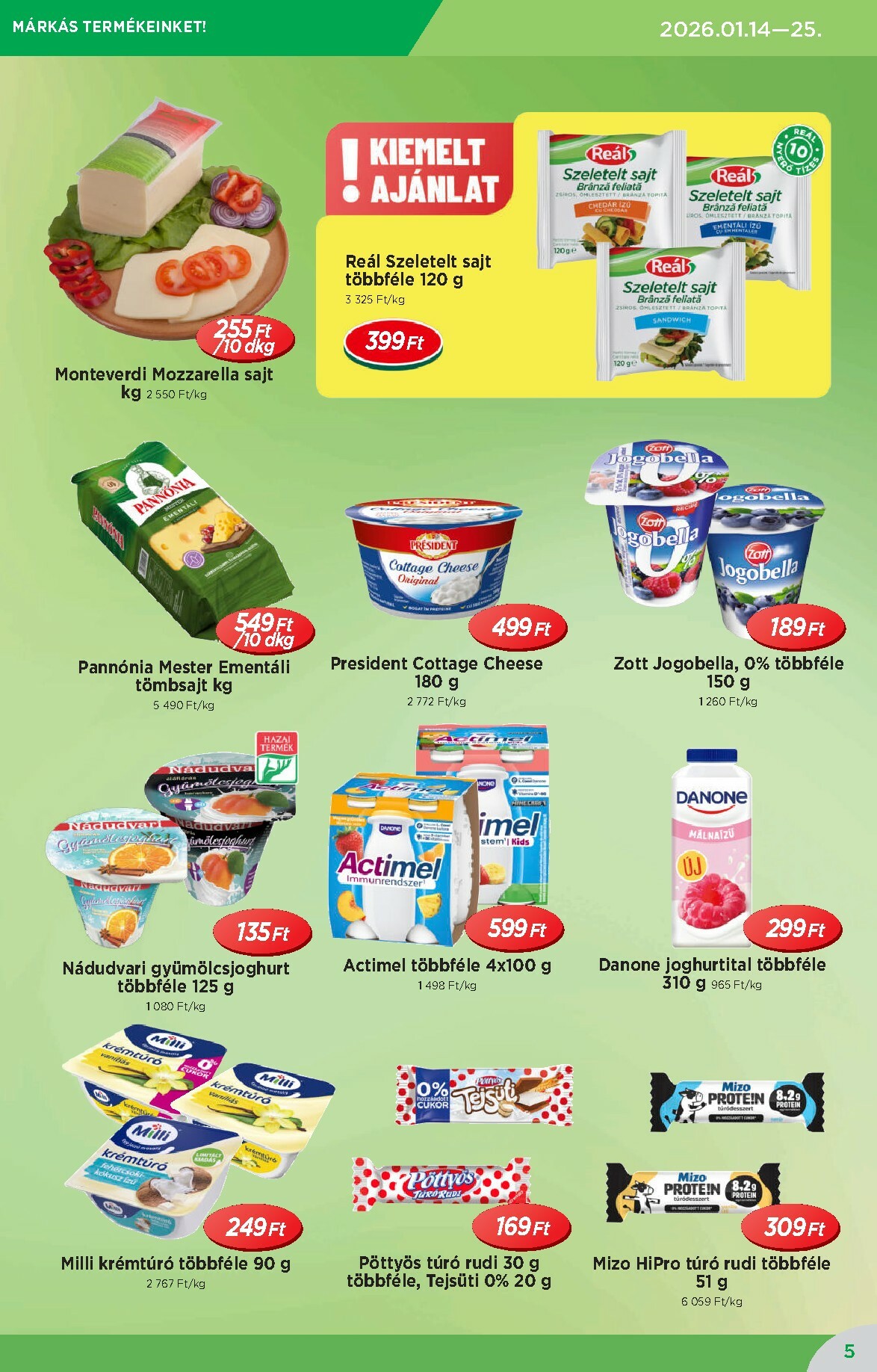 real - Reál - Országos Ajánlatok akciós újság, érvényes 01.14. - 01.25. - page: 5