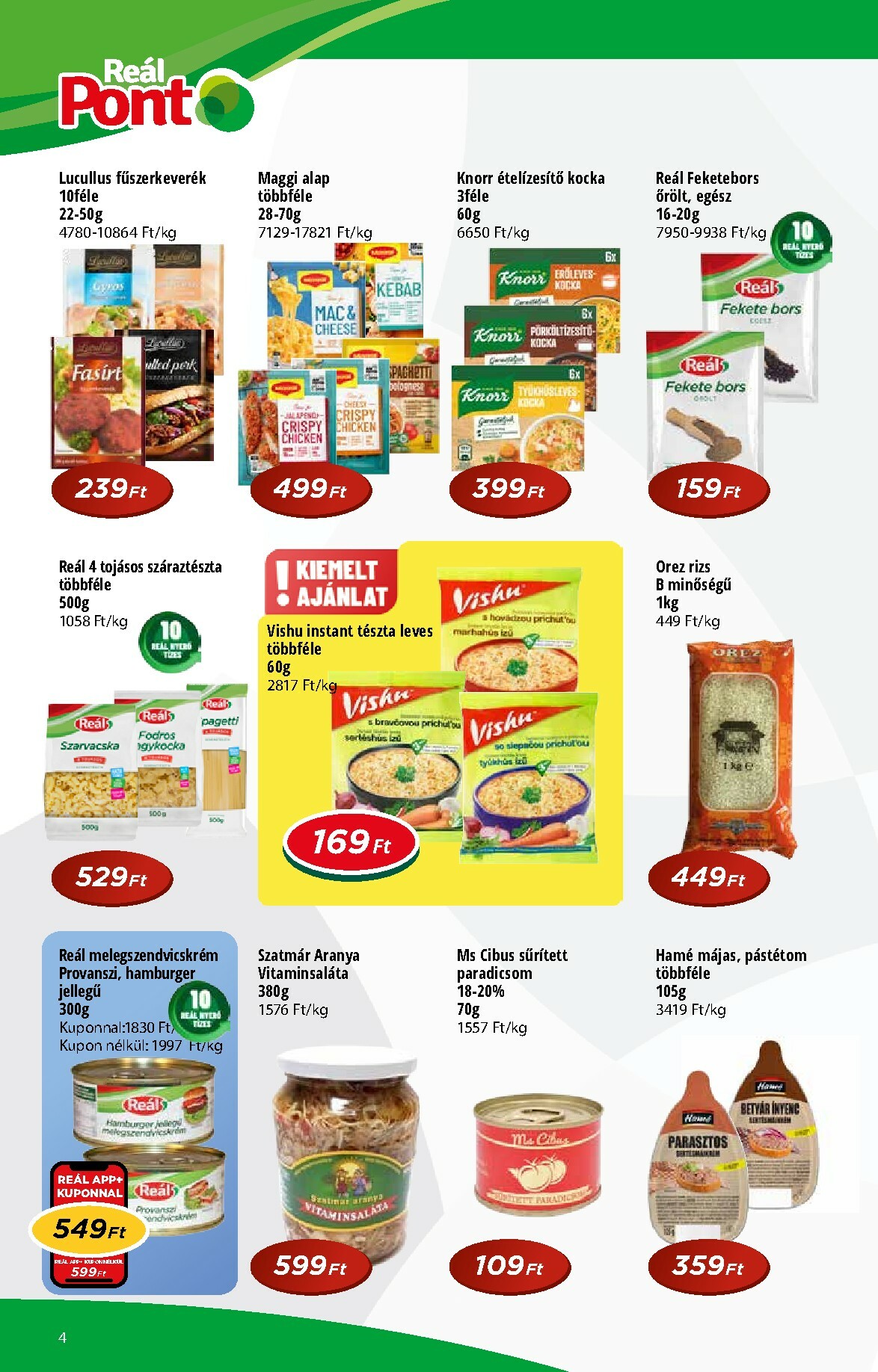 real - Reál - Pont akciós újság, érvényes 2026.02.04. - 2026.02.15. - page: 4