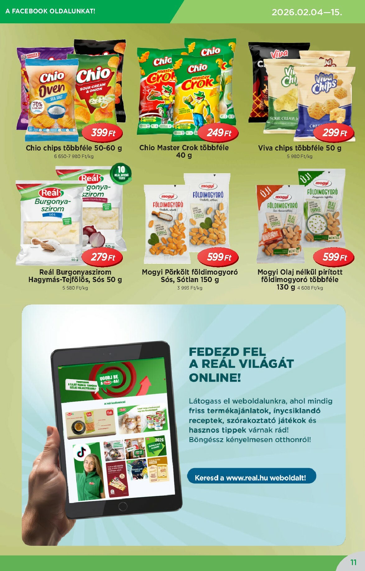 real - Reál - Országos Ajánlatok akciós újság, érvényes 2026.02.04. - 2026.02.15. - page: 11