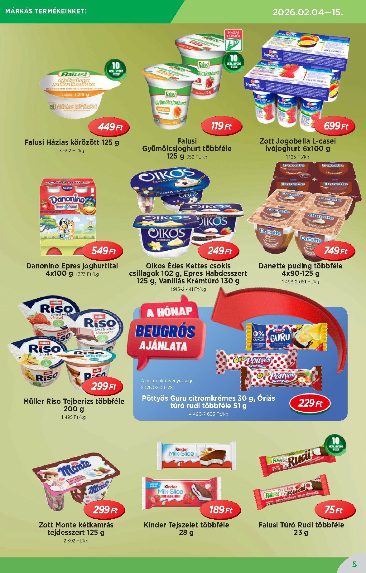 real - Reál - Országos Ajánlatok akciós újság, érvényes 2026.02.04. - 2026.02.15. - page: 5
