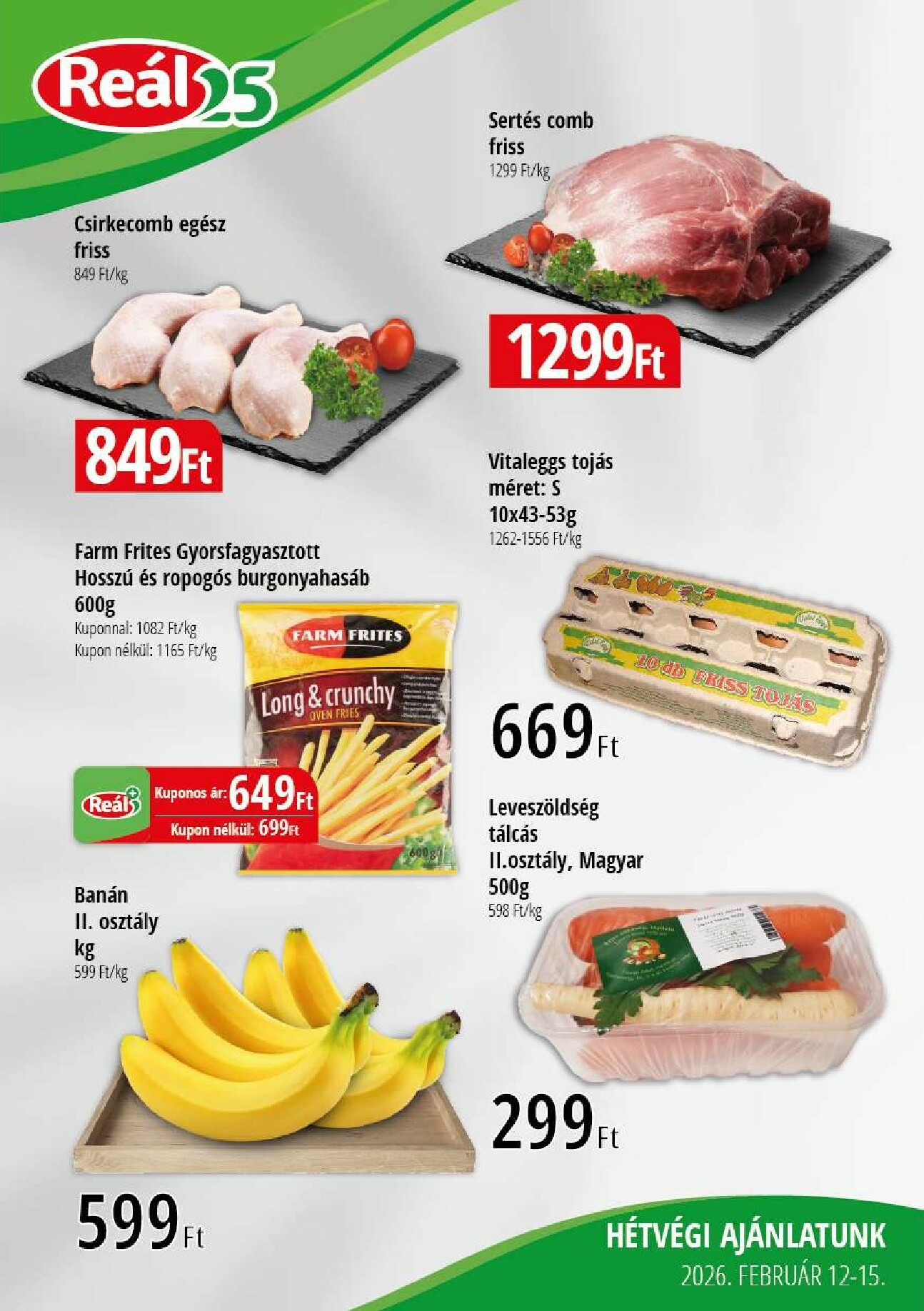 real - Reál - Kisalföld akciós újság, érvényes 2026.02.12. - 2026.02.15.