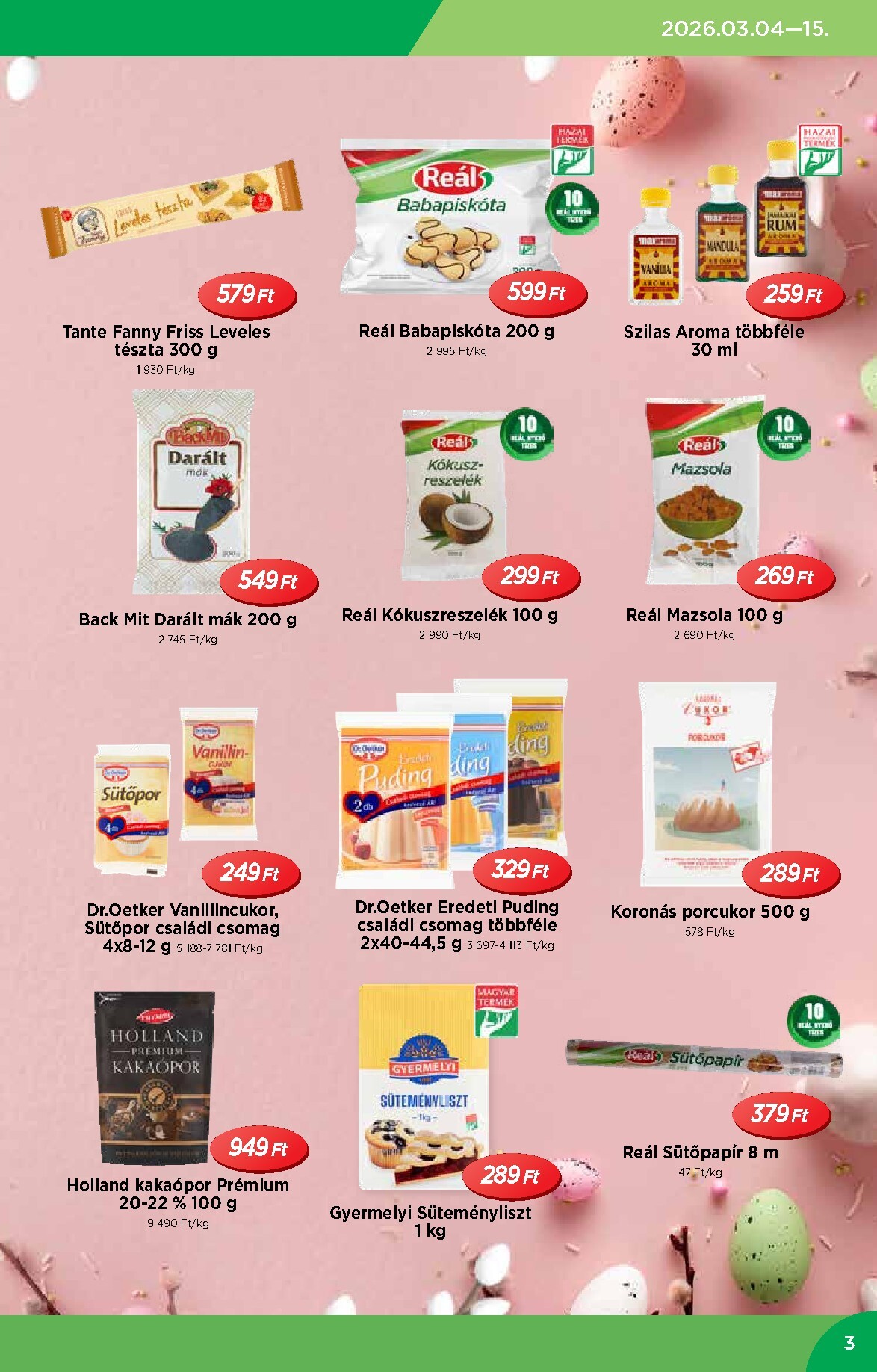 real - Reál - Országos Ajánlatok akciós újság, érvényes 2026.03.04. - 2026.03.15. - page: 3