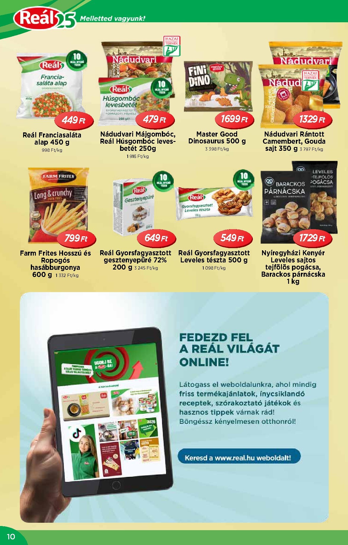real - Reál - Országos Ajánlatok akciós újság, érvényes 2026.03.04. - 2026.03.15. - page: 10