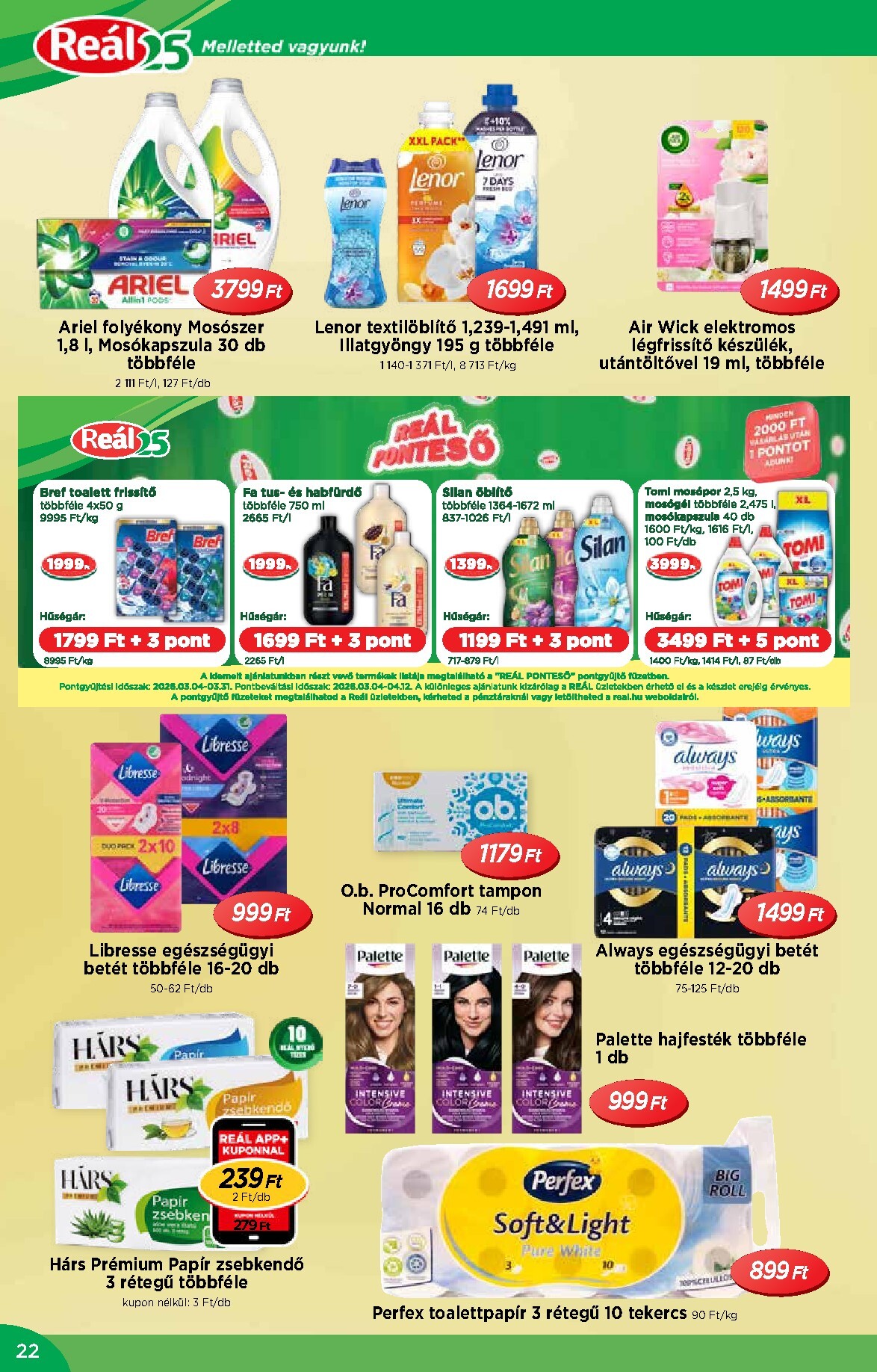 real - Reál - Országos Ajánlatok akciós újság, érvényes 2026.03.04. - 2026.03.15. - page: 22