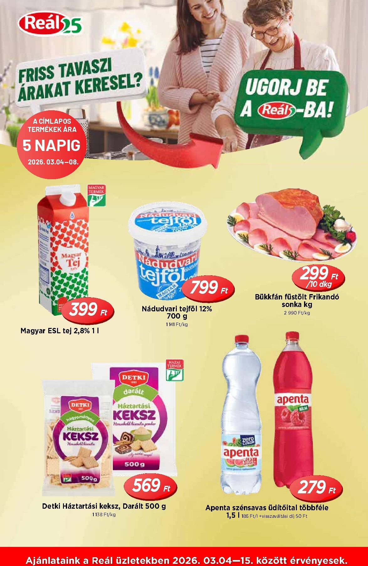 real - Reál - Országos Ajánlatok akciós újság, érvényes 2026.03.04. - 2026.03.15. - page: 1