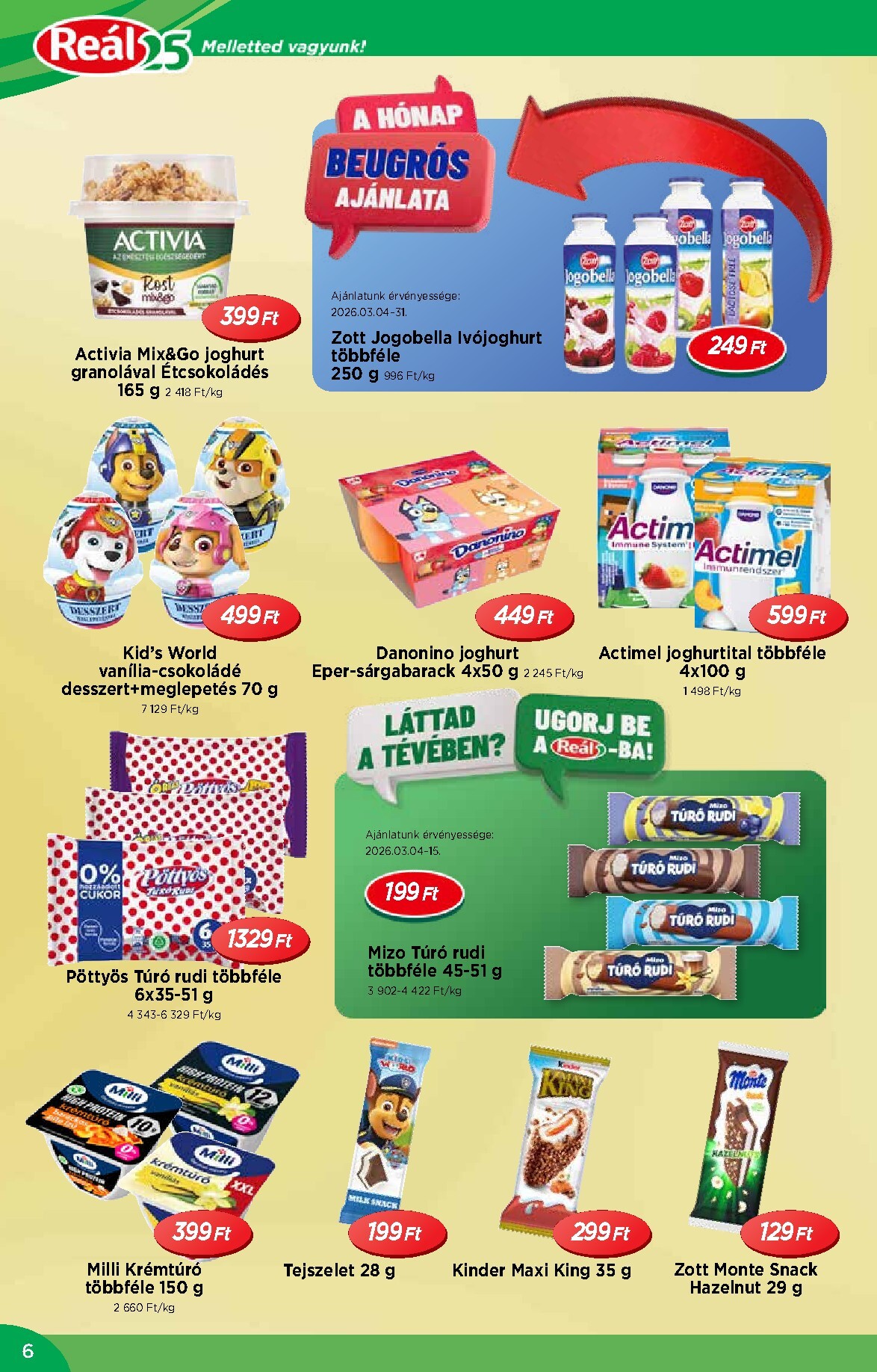 real - Reál - Országos Ajánlatok akciós újság, érvényes 2026.03.04. - 2026.03.15. - page: 6