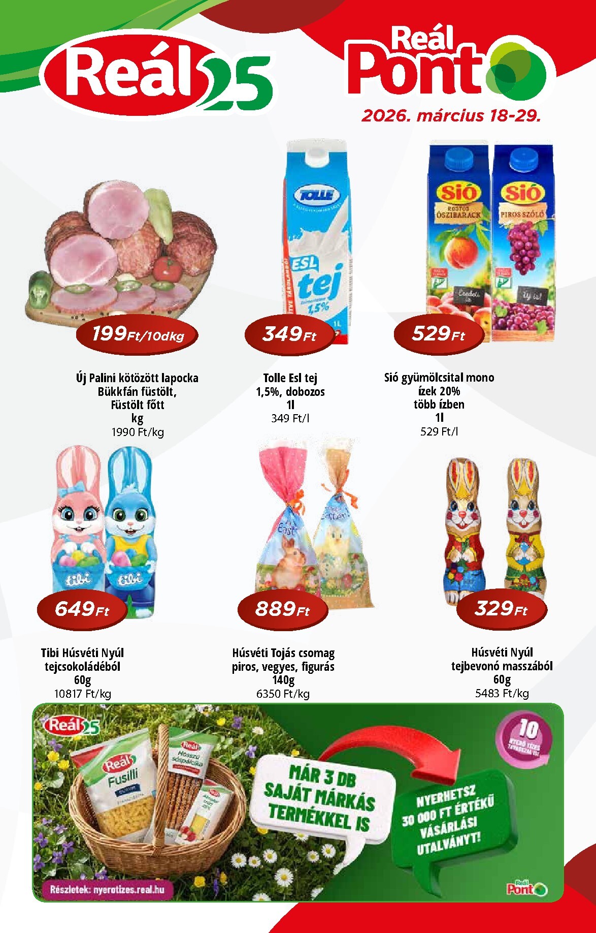 real - Reál akciós újság, érvényes 2026.03.18. - 2026.03.29.