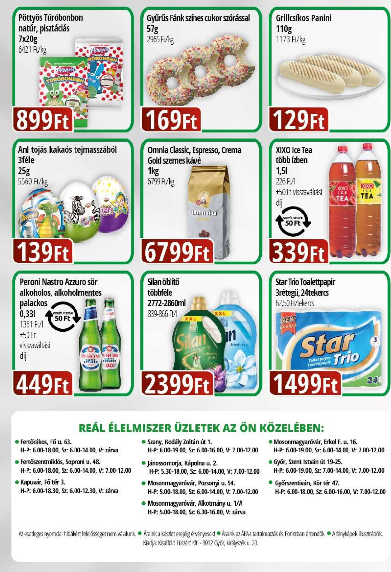 real - Reál - Kisalföld akciós újság, érvényes 2026.03.19. - 2026.03.22. - page: 2