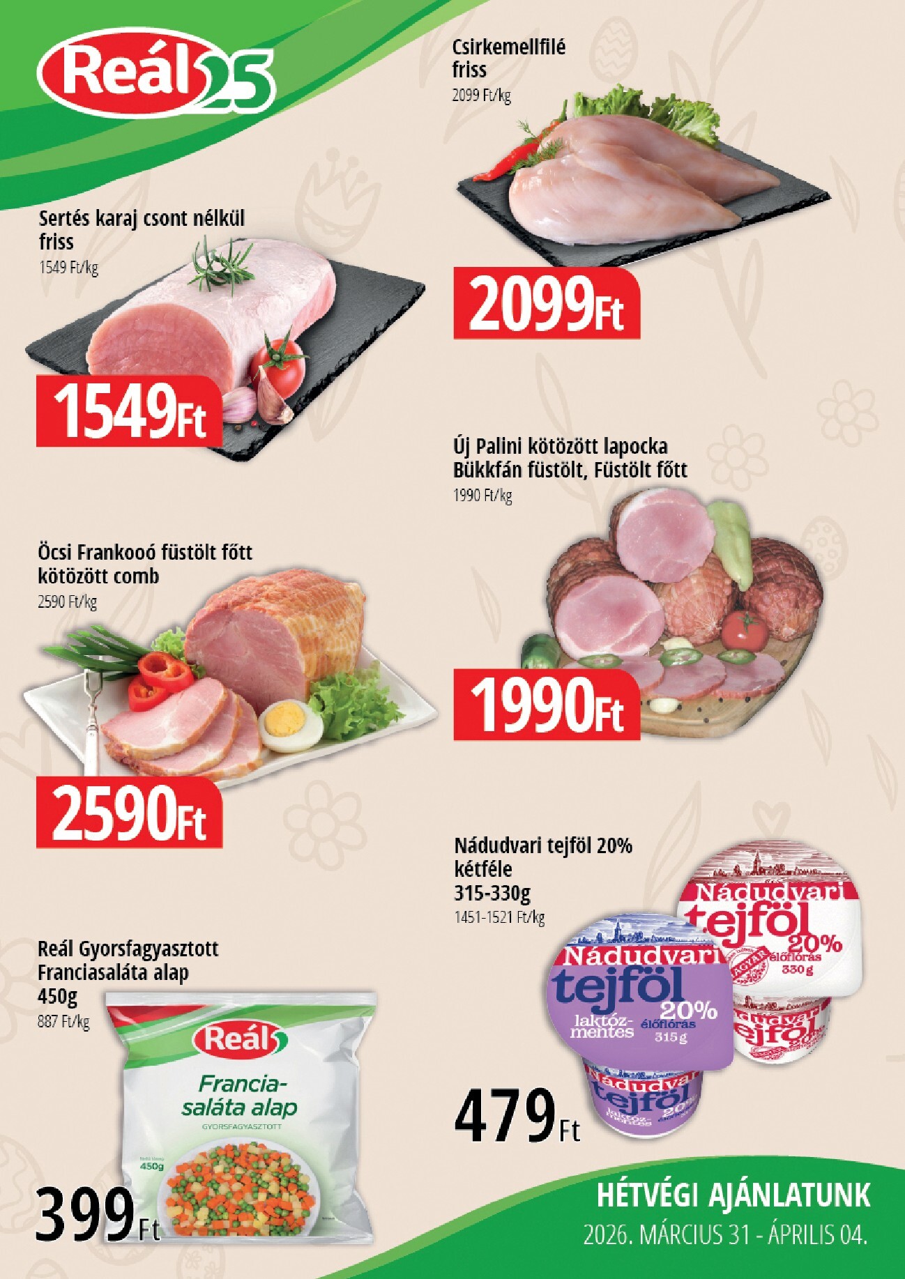 real - Reál - Kisalföld akciós újság, érvényes 2026.03.26. - 2026.04.04. - page: 3