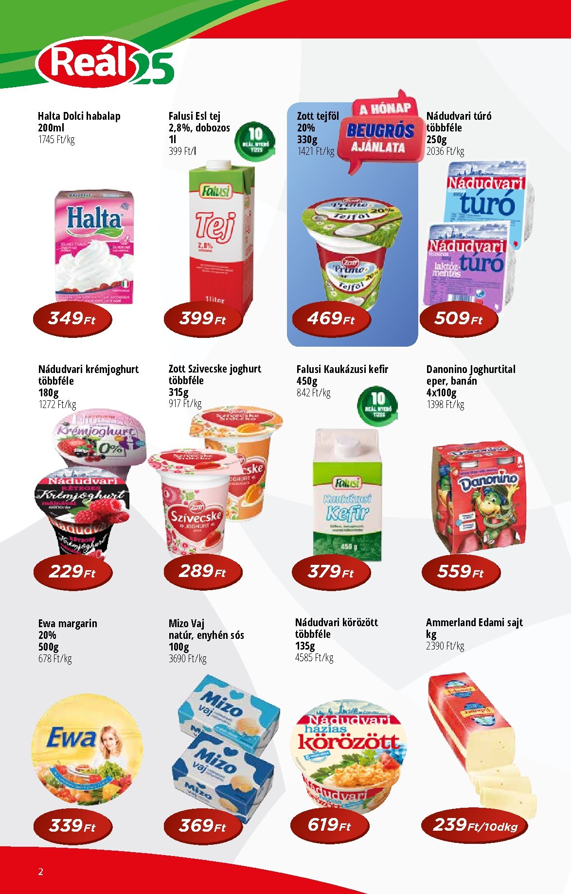 real - A jövőbeli Reál - Pont Újság akciós újság szerdától 2026.04.15.-tól vasárnaptól 2026.04.26.-ig érvényes. - page: 2