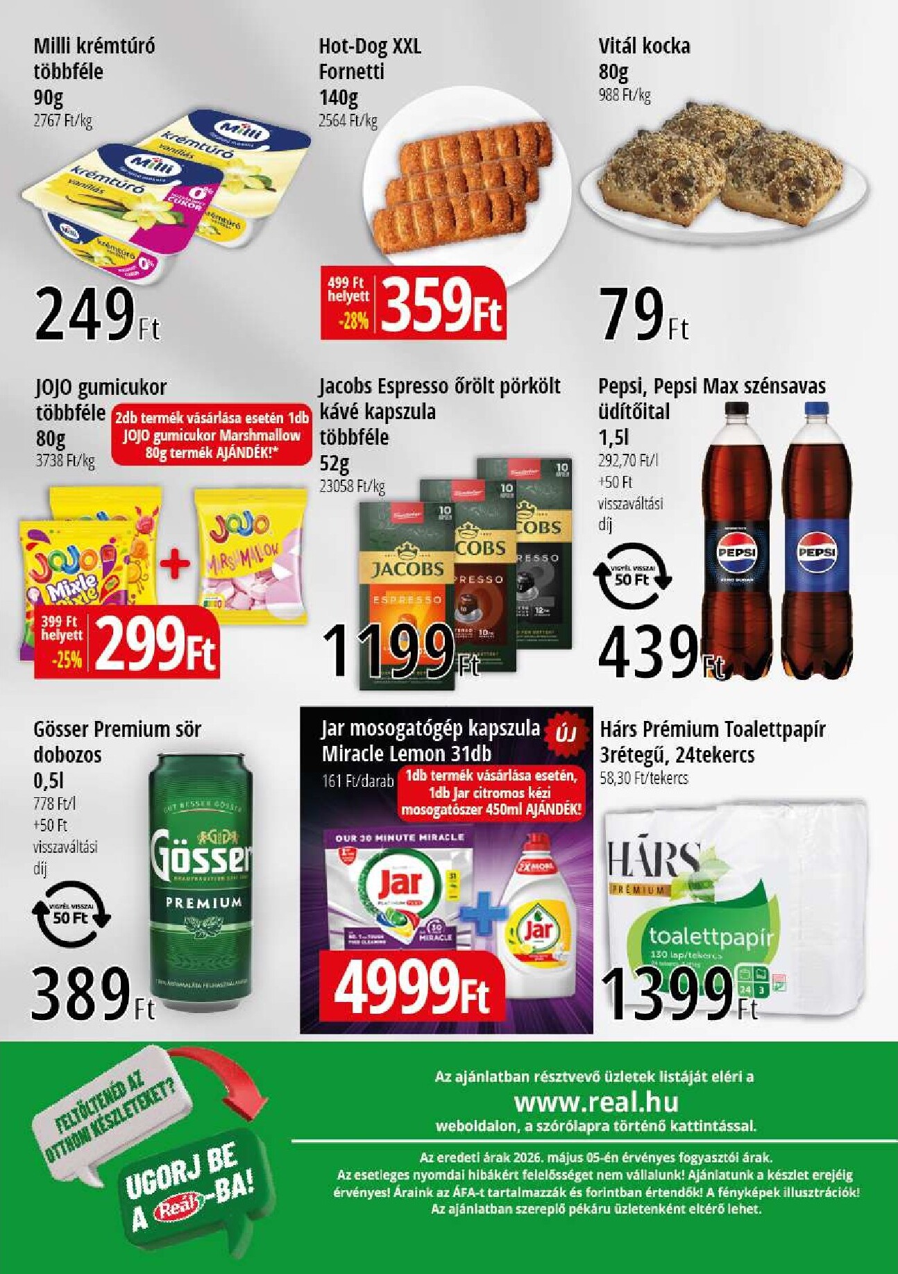 real - Aktuális Reál - Kisalföld szórólap érvényes csütörtöktől 2026.05.14.-től vasárnaptól 2026.05.17.-ig - page: 2
