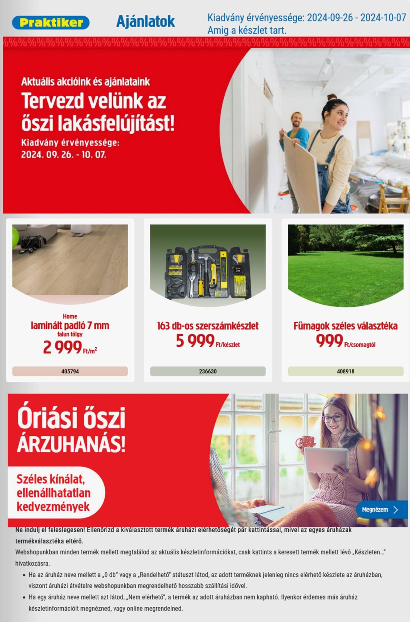 praktiker - Aktuális újság Praktiker 09.26. - 10.07.