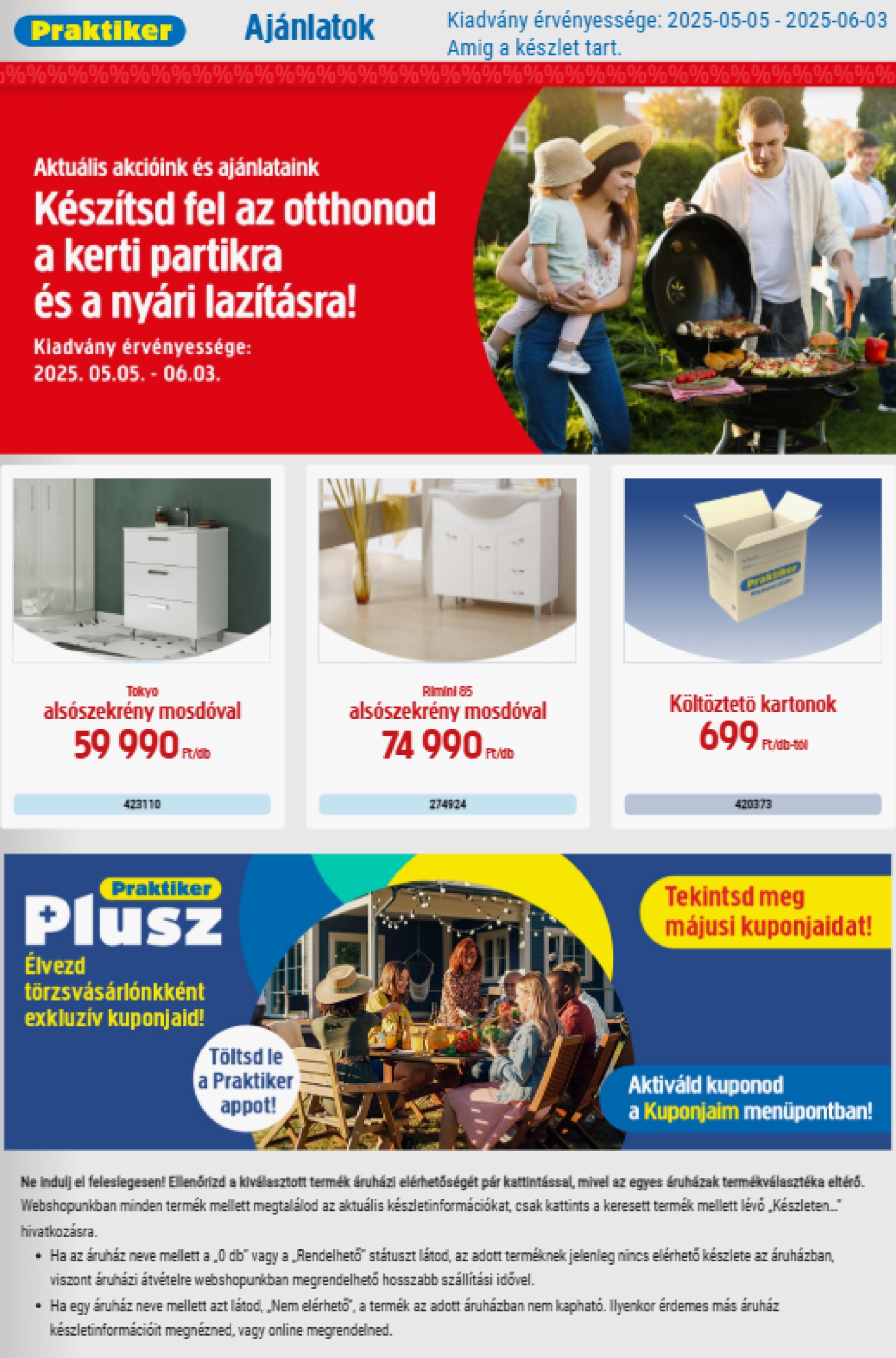 praktiker - Praktiker akciós újság, érvényes 05.05. - 06.03.