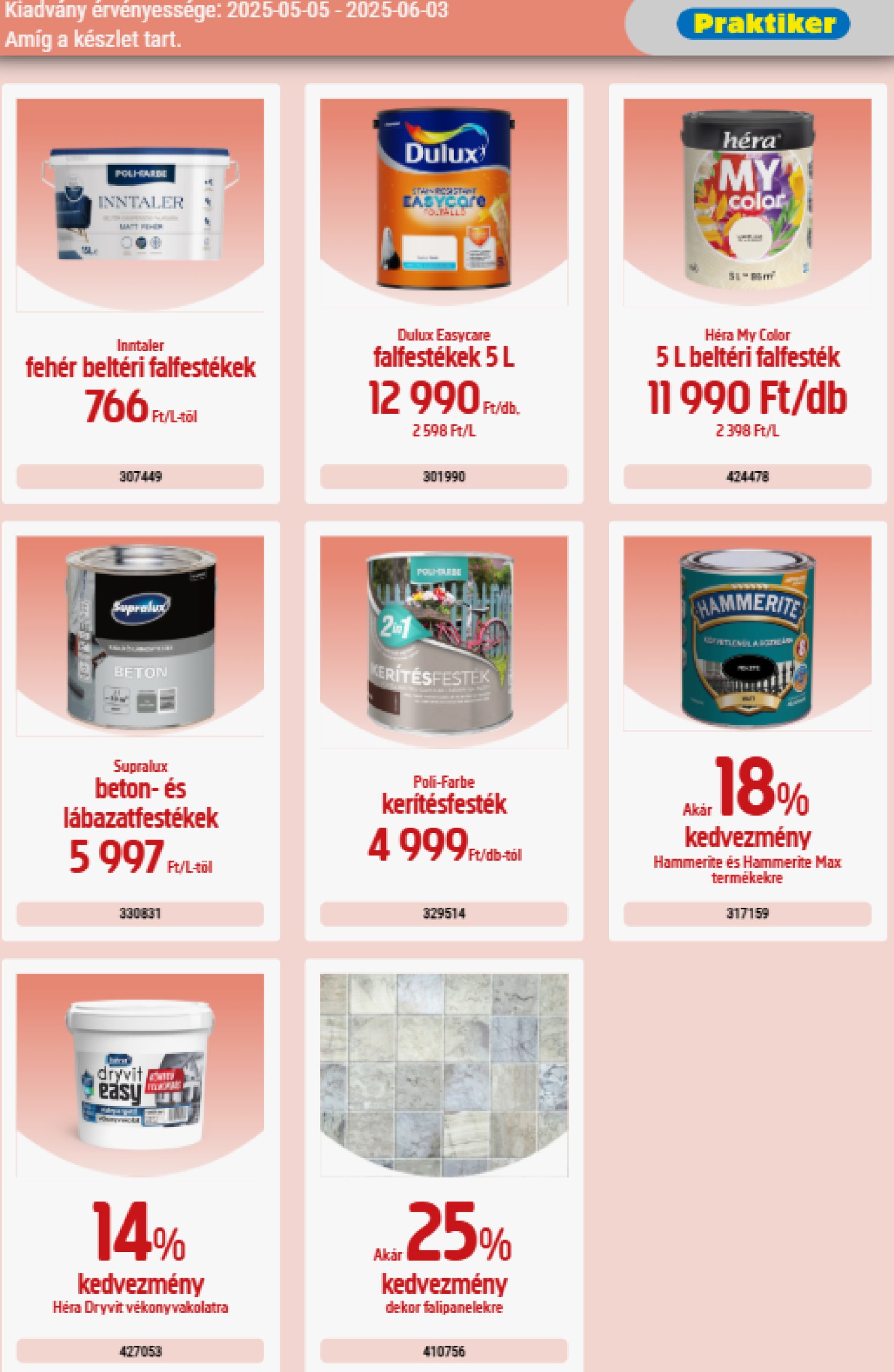 praktiker - Praktiker akciós újság, érvényes 05.05. - 06.03. - page: 7