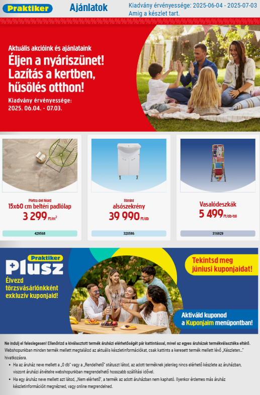 praktiker - Praktiker akciós újság, érvényes 06.04. - 07.03. - page: 1